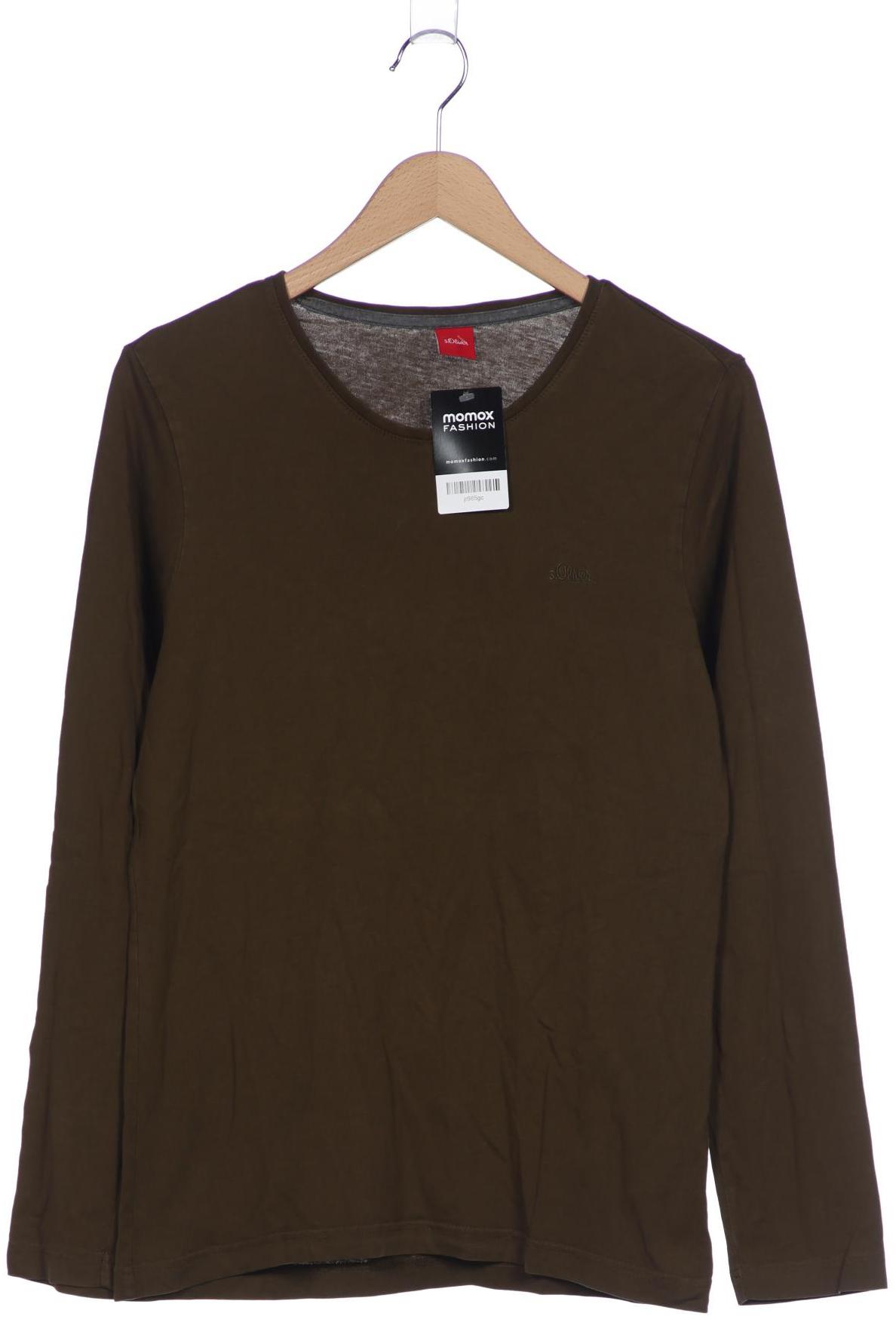 

s.Oliver Herren Langarmshirt, grün, Gr. 48