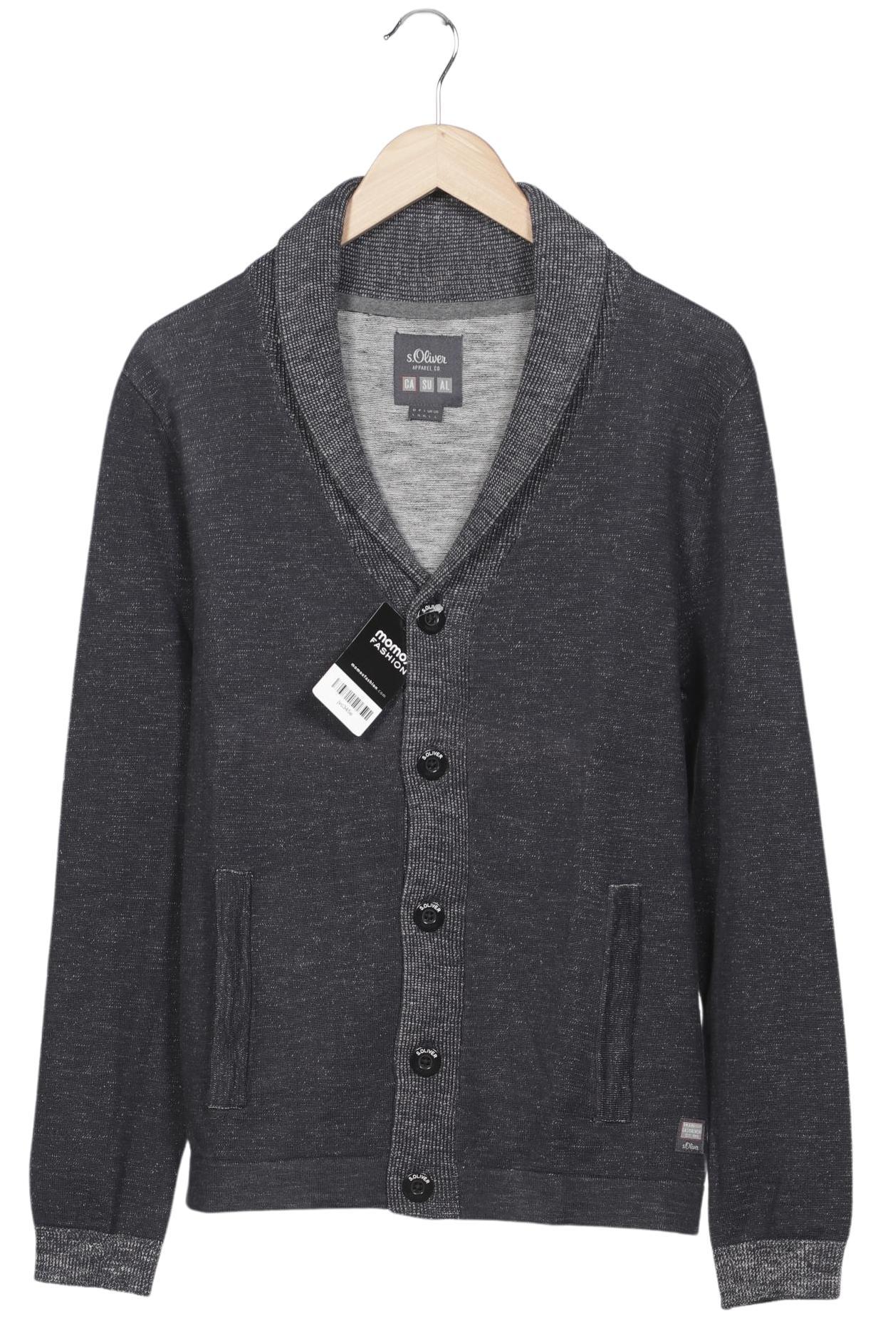 

s.Oliver Herren Strickjacke, grau, Gr. 52