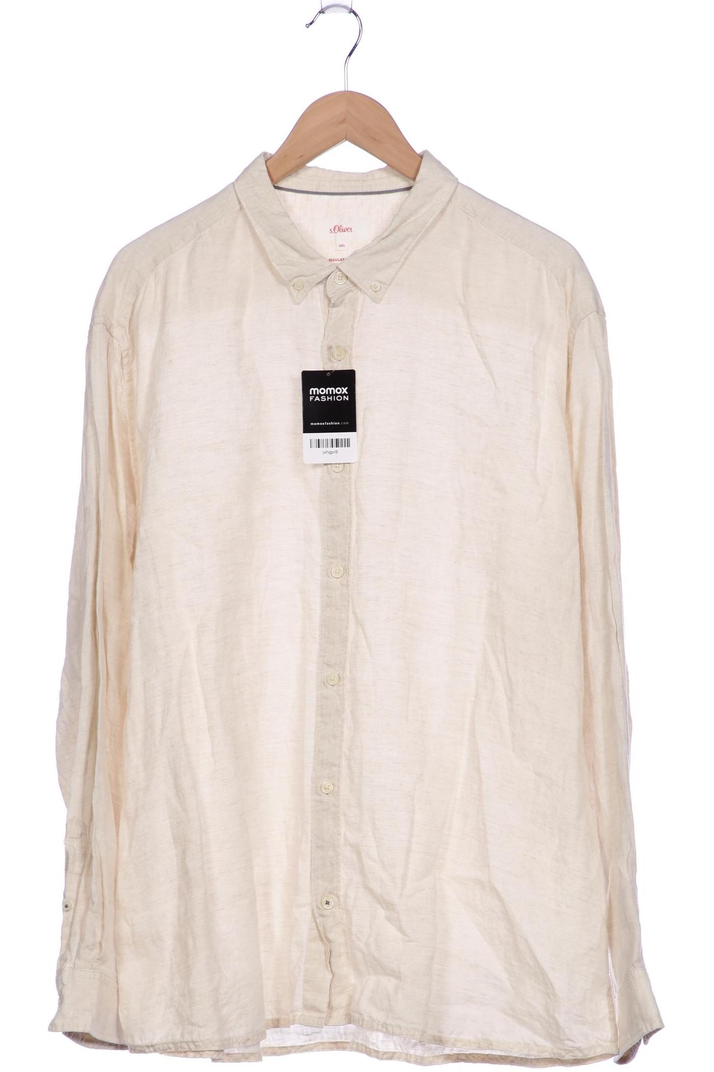 

s.Oliver Herren Hemd, beige, Gr. 58