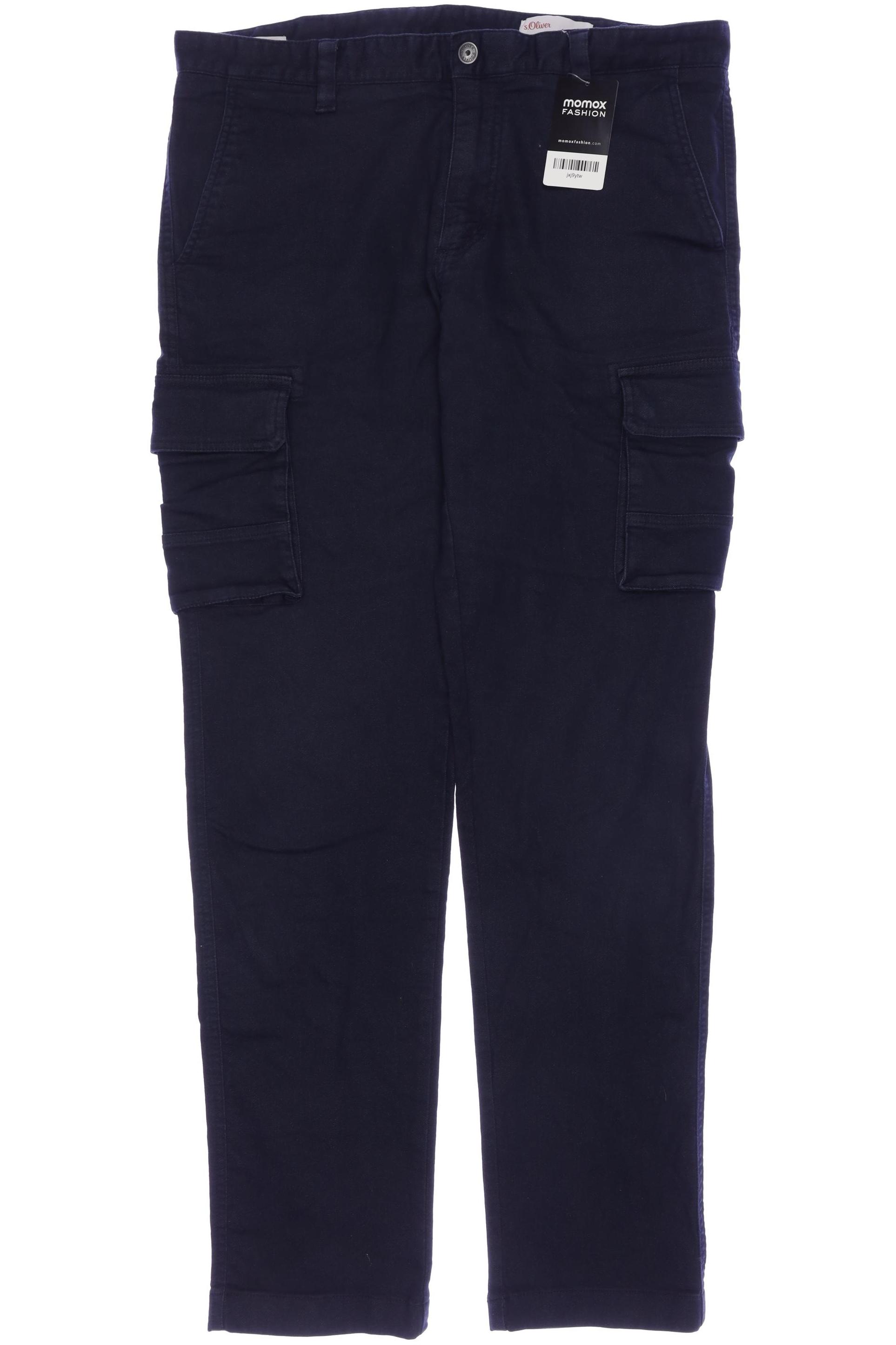 

s.Oliver Herren Stoffhose, marineblau, Gr. 34