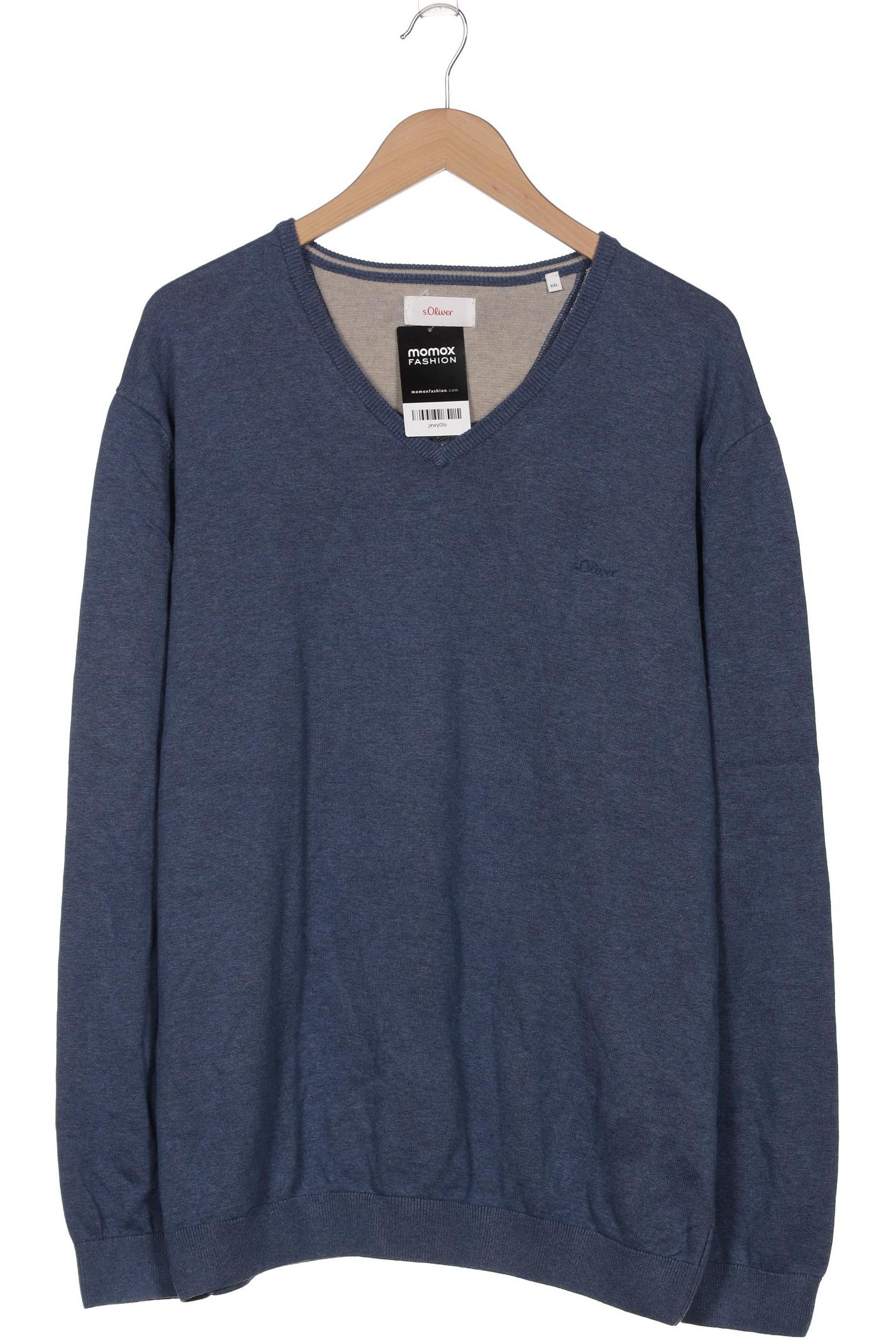 

s.Oliver Herren Pullover, blau, Gr. 56