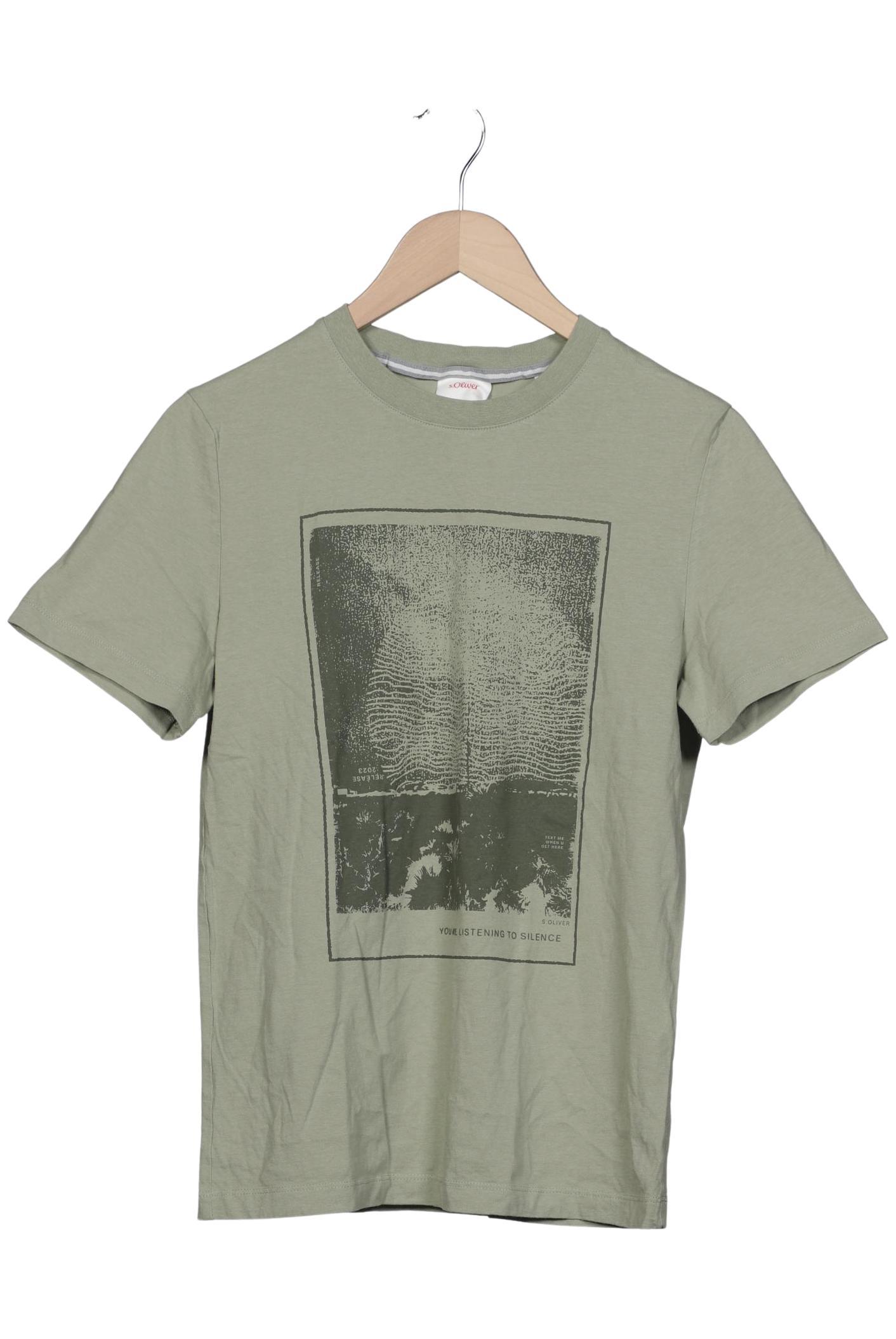 

s.Oliver Herren T-Shirt, hellgrün, Gr. 46