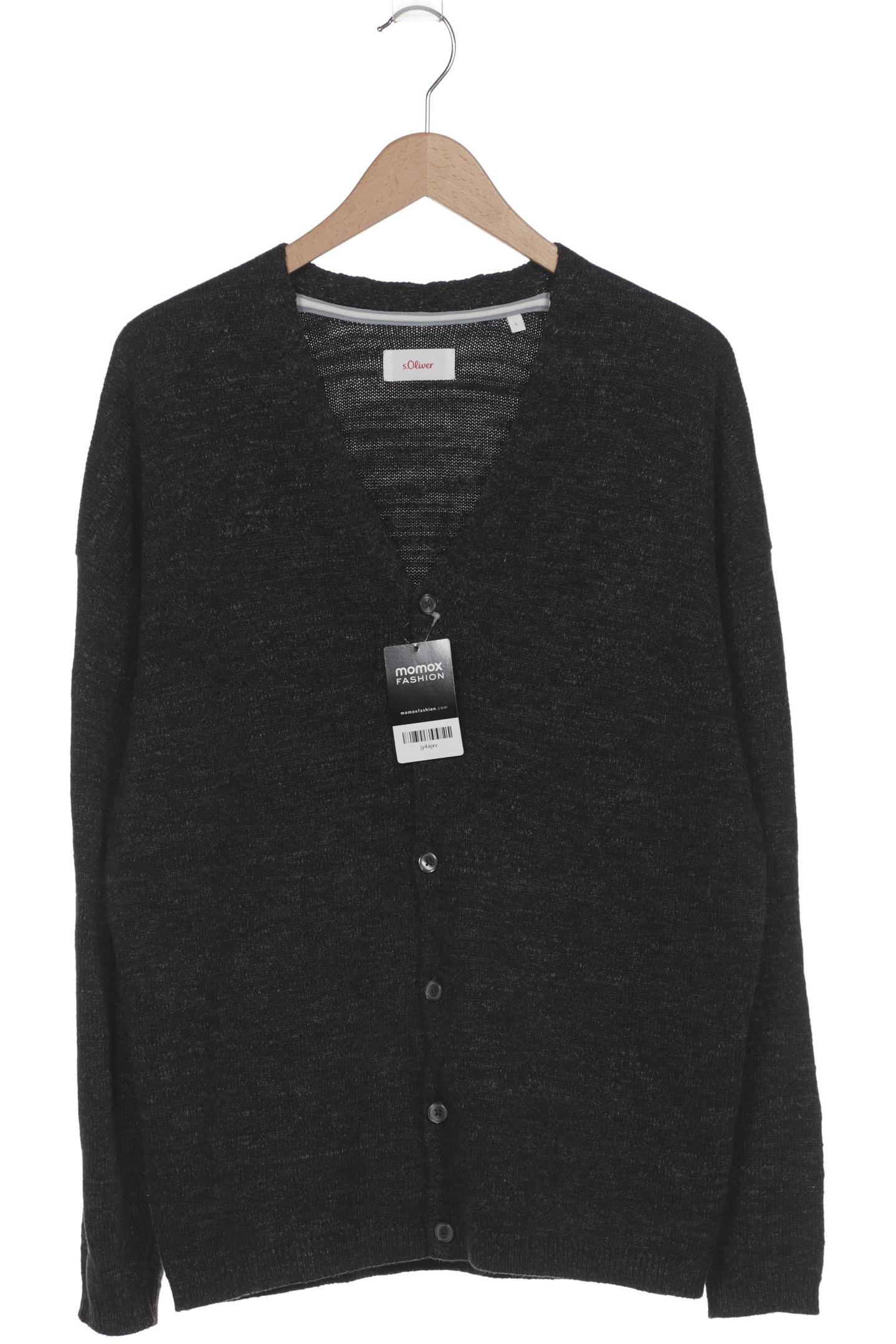 

s.Oliver Herren Strickjacke, schwarz, Gr. 52