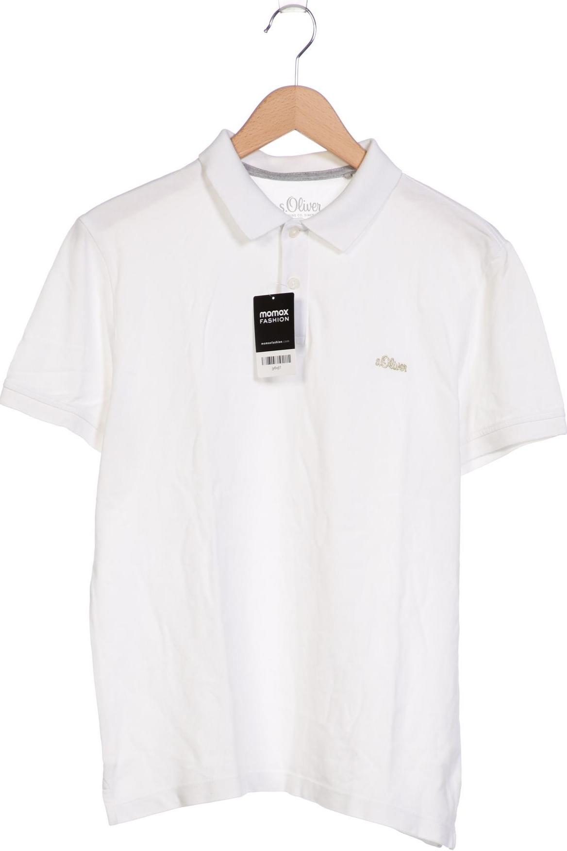 

s.Oliver Herren Poloshirt, weiß, Gr. 52