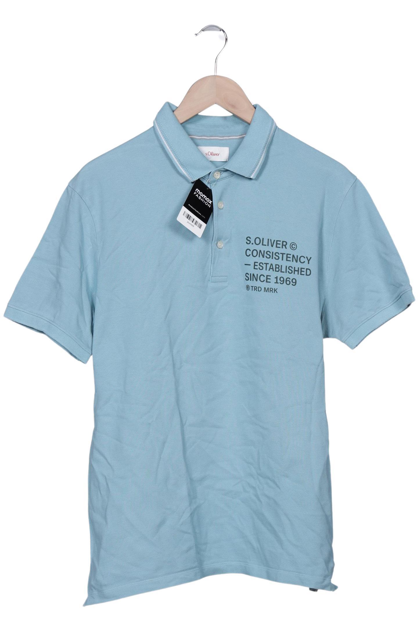 

s.Oliver Herren Poloshirt, hellblau, Gr. 54