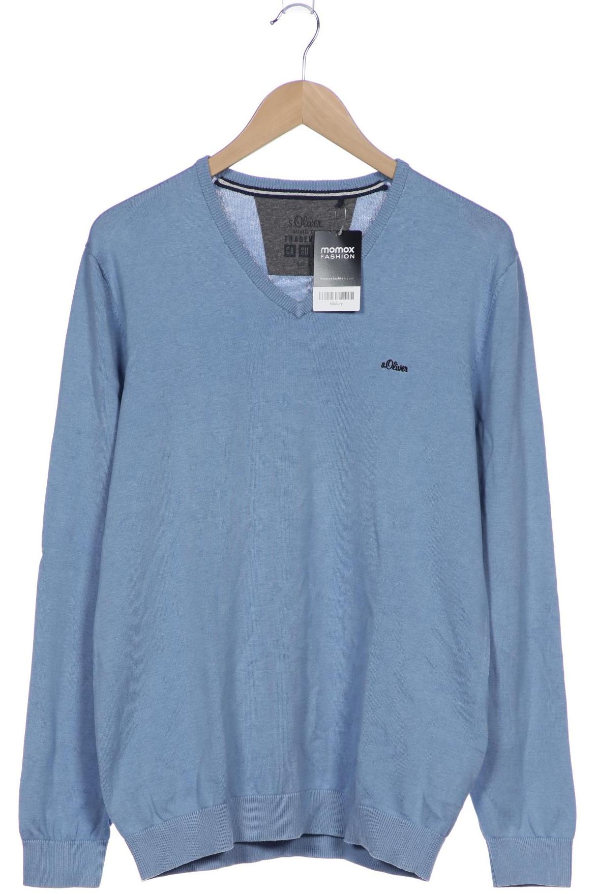 

s.Oliver Herren Pullover, blau, Gr. 52