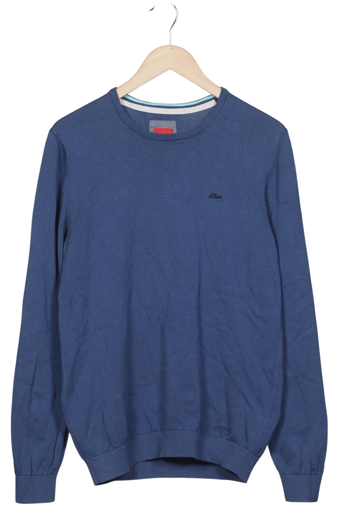 

s.Oliver Herren Pullover, blau, Gr. 48