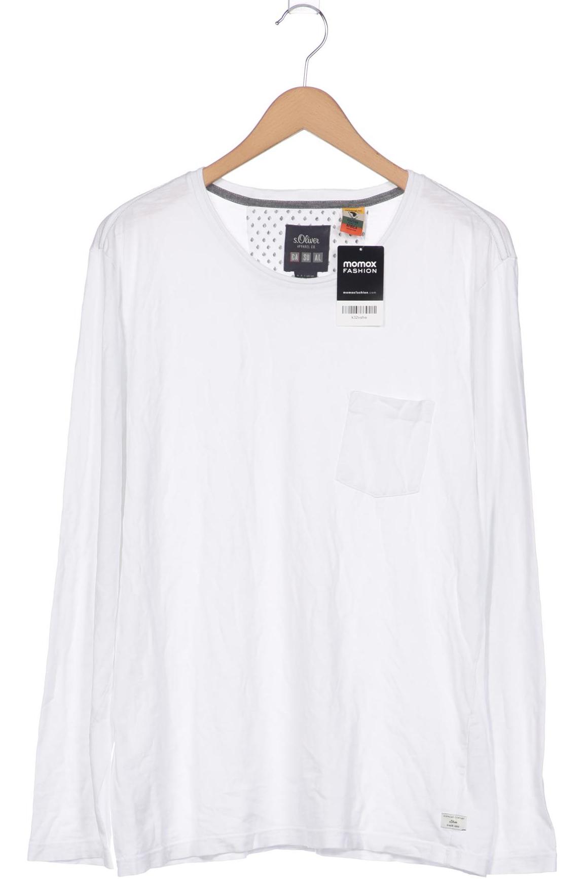 

s.Oliver Herren Langarmshirt, weiß, Gr. 54