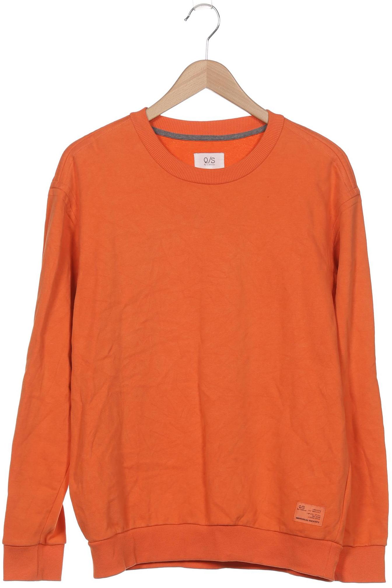 

s.Oliver Herren Sweatshirt, orange, Gr. 46