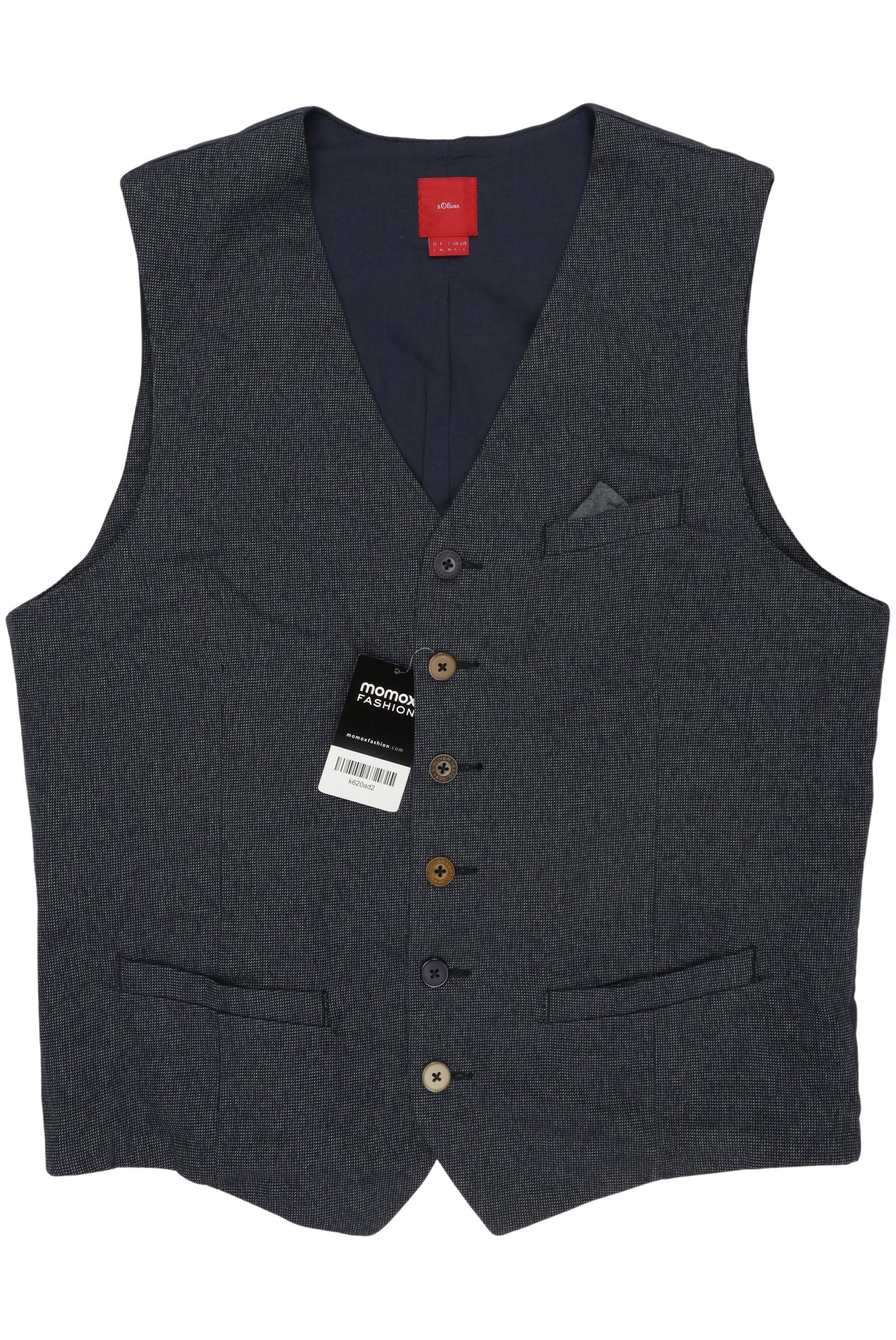 

s.Oliver Herren Weste, marineblau, Gr. 52