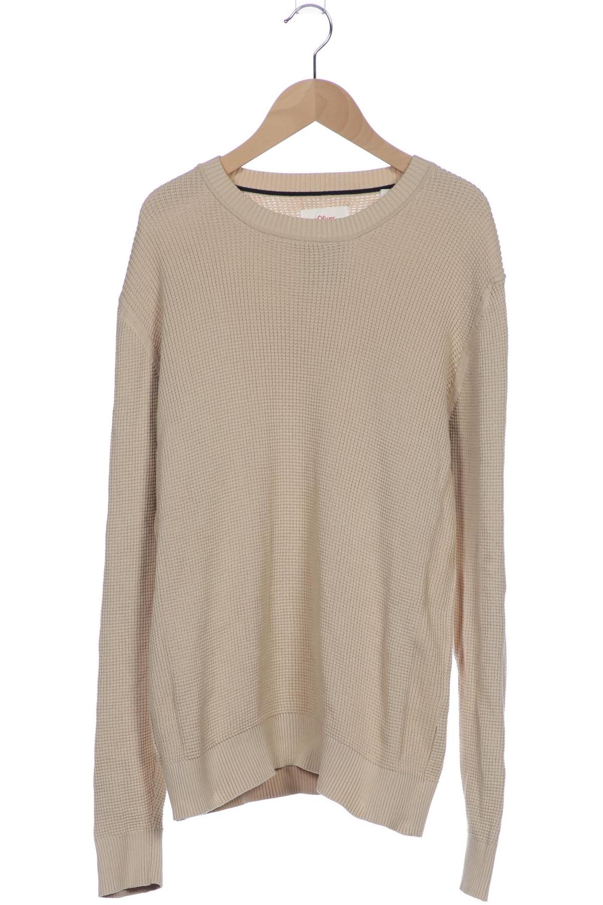 

s.Oliver Herren Pullover, beige, Gr. 48