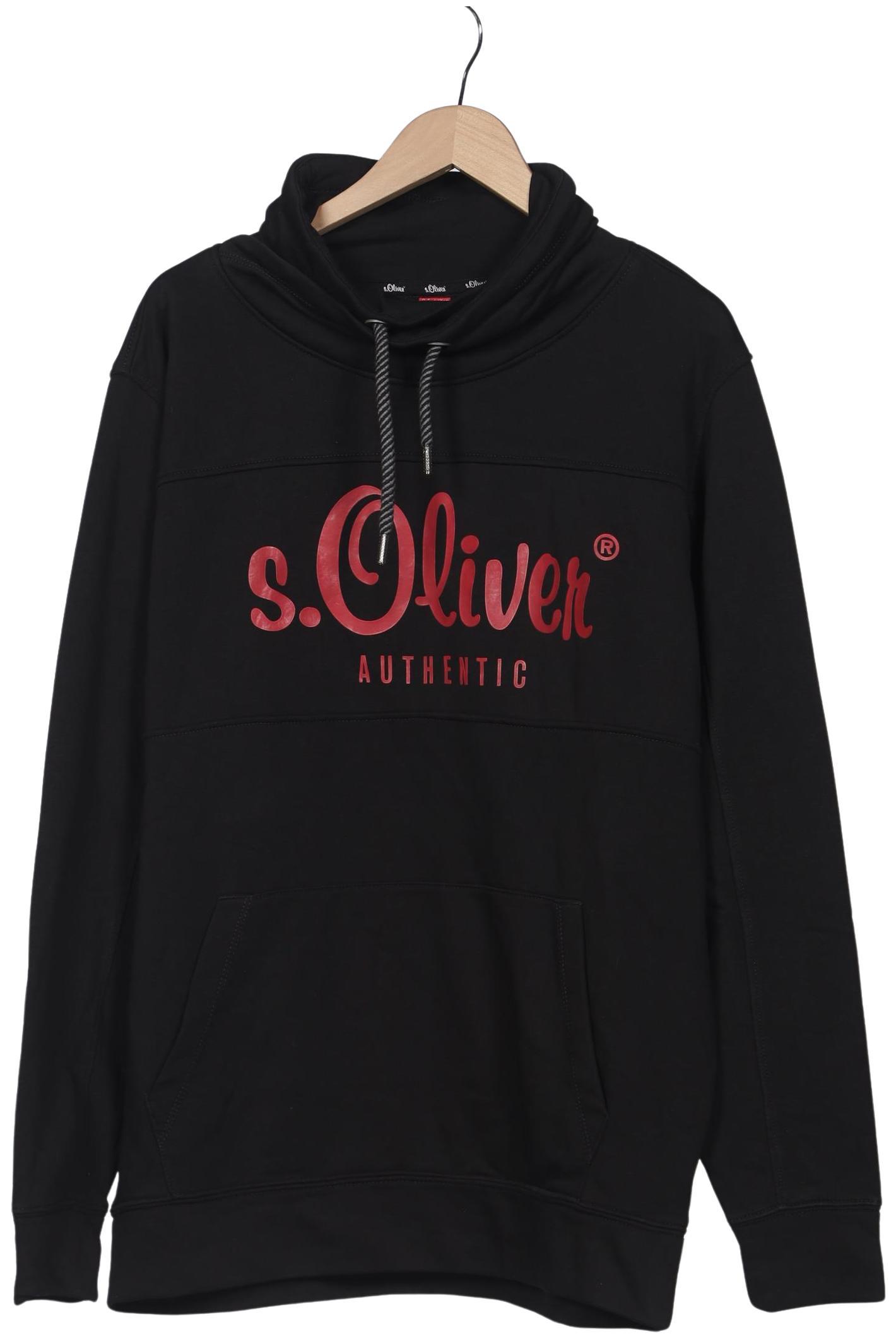 

s.Oliver Herren Sweatshirt, schwarz, Gr. 56