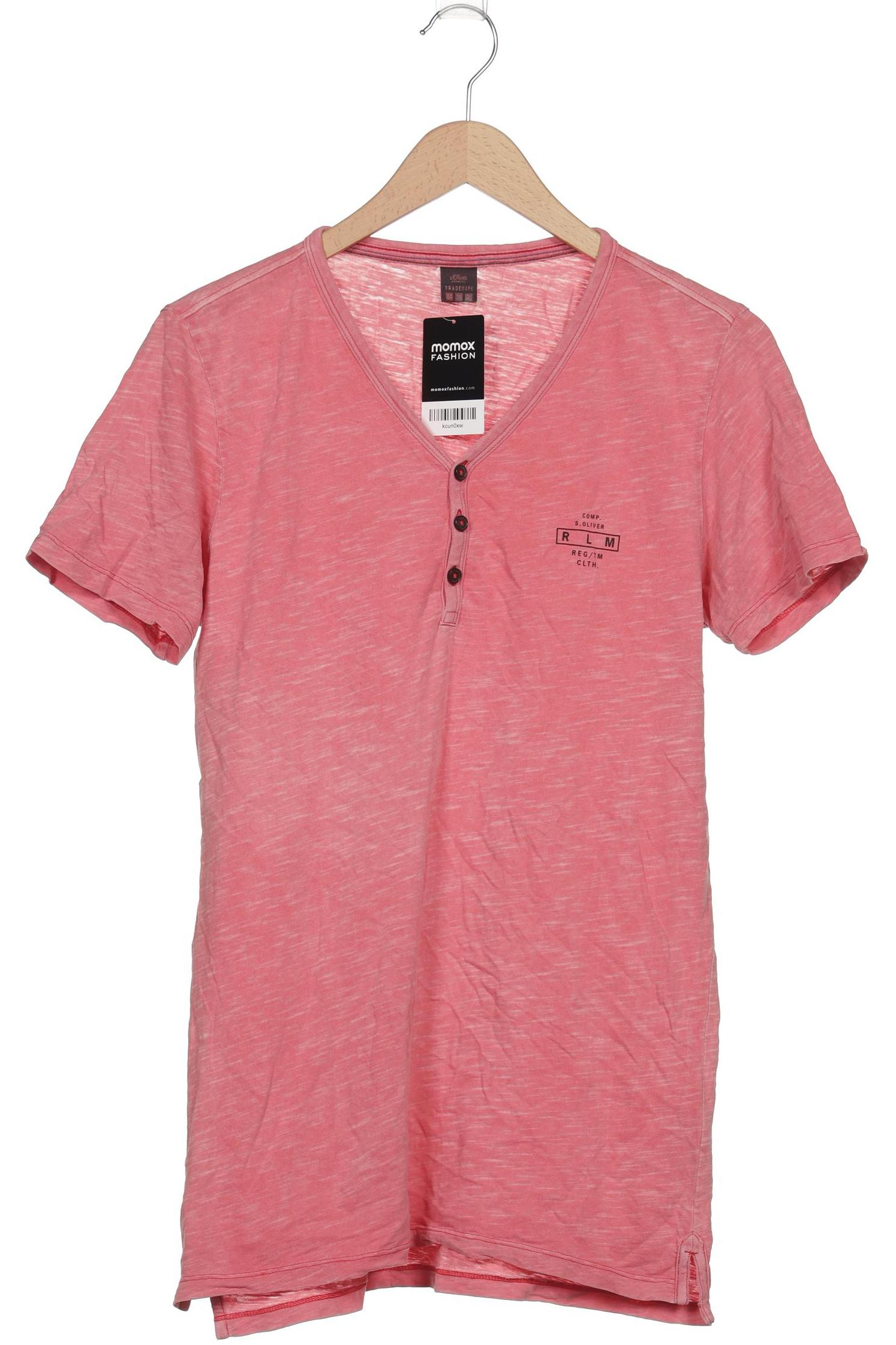 

s.Oliver Herren T-Shirt, pink, Gr. 48