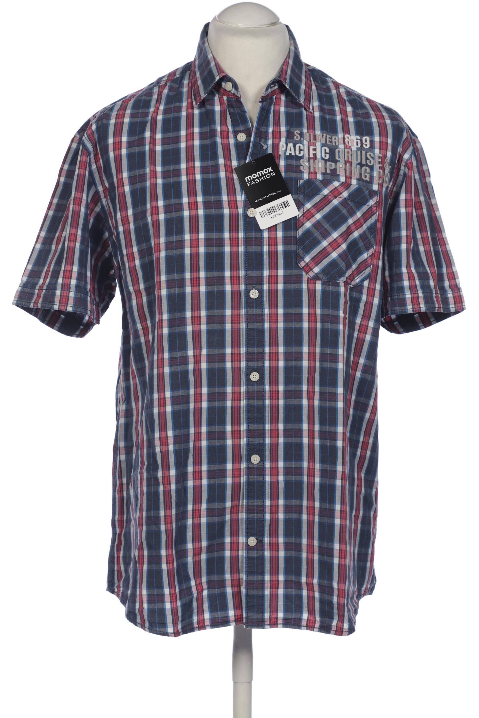 

s.Oliver Herren Hemd, marineblau, Gr. 52