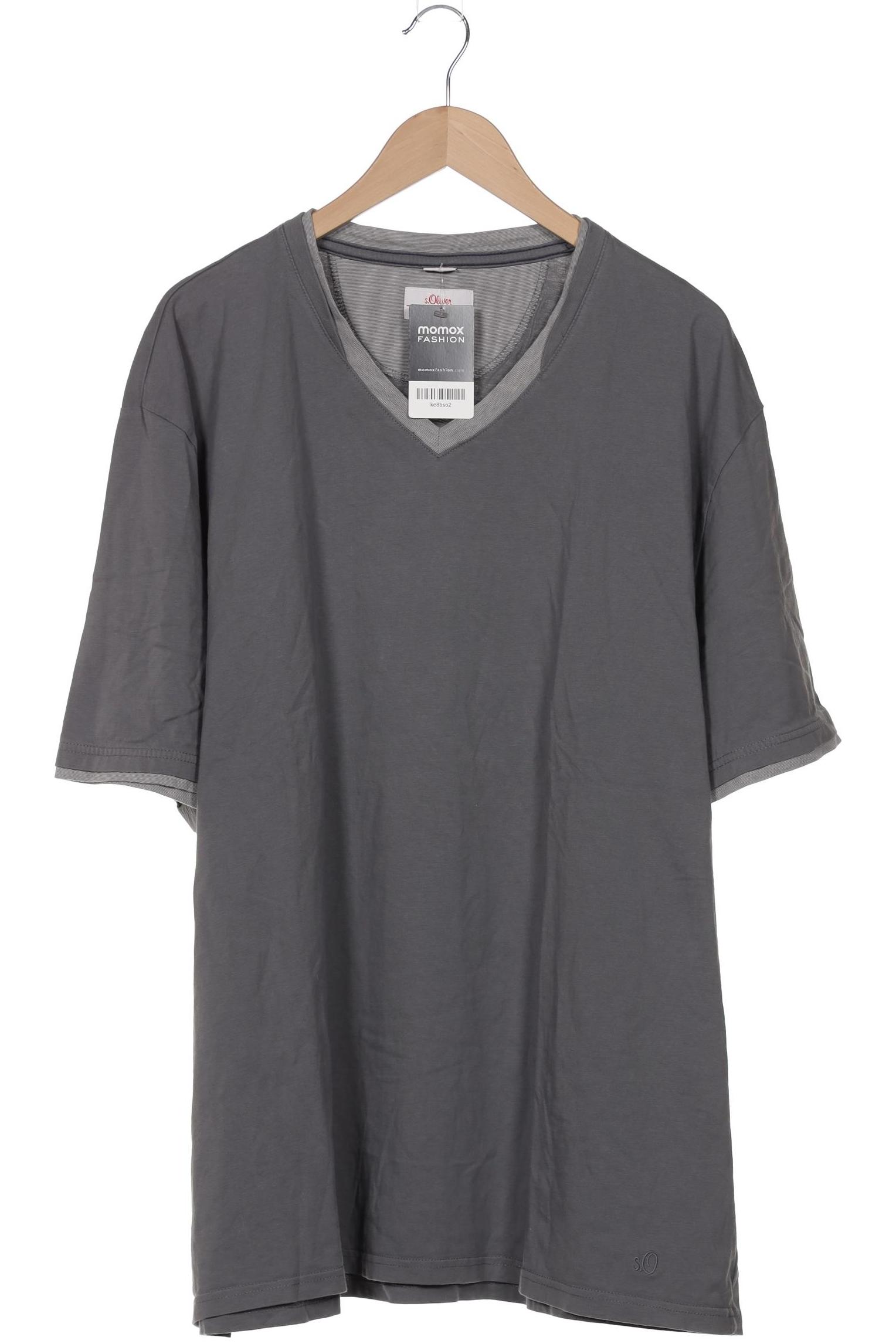 

s.Oliver Herren T-Shirt, grau, Gr. 60