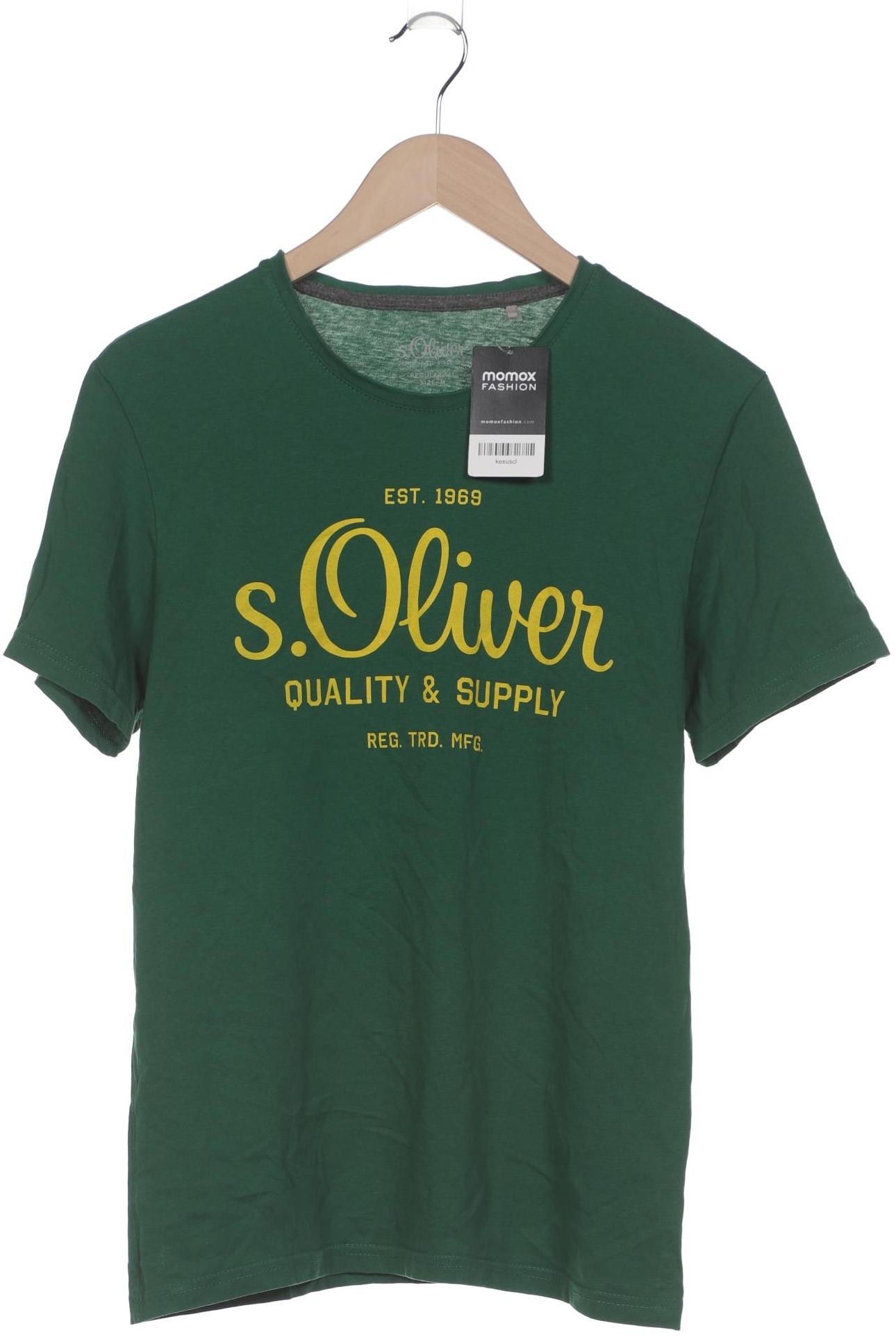 

s.Oliver Herren T-Shirt, grün, Gr. 48