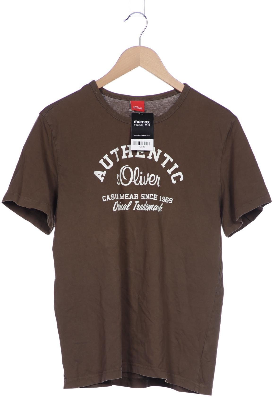 

s.Oliver Herren T-Shirt, braun, Gr. 48