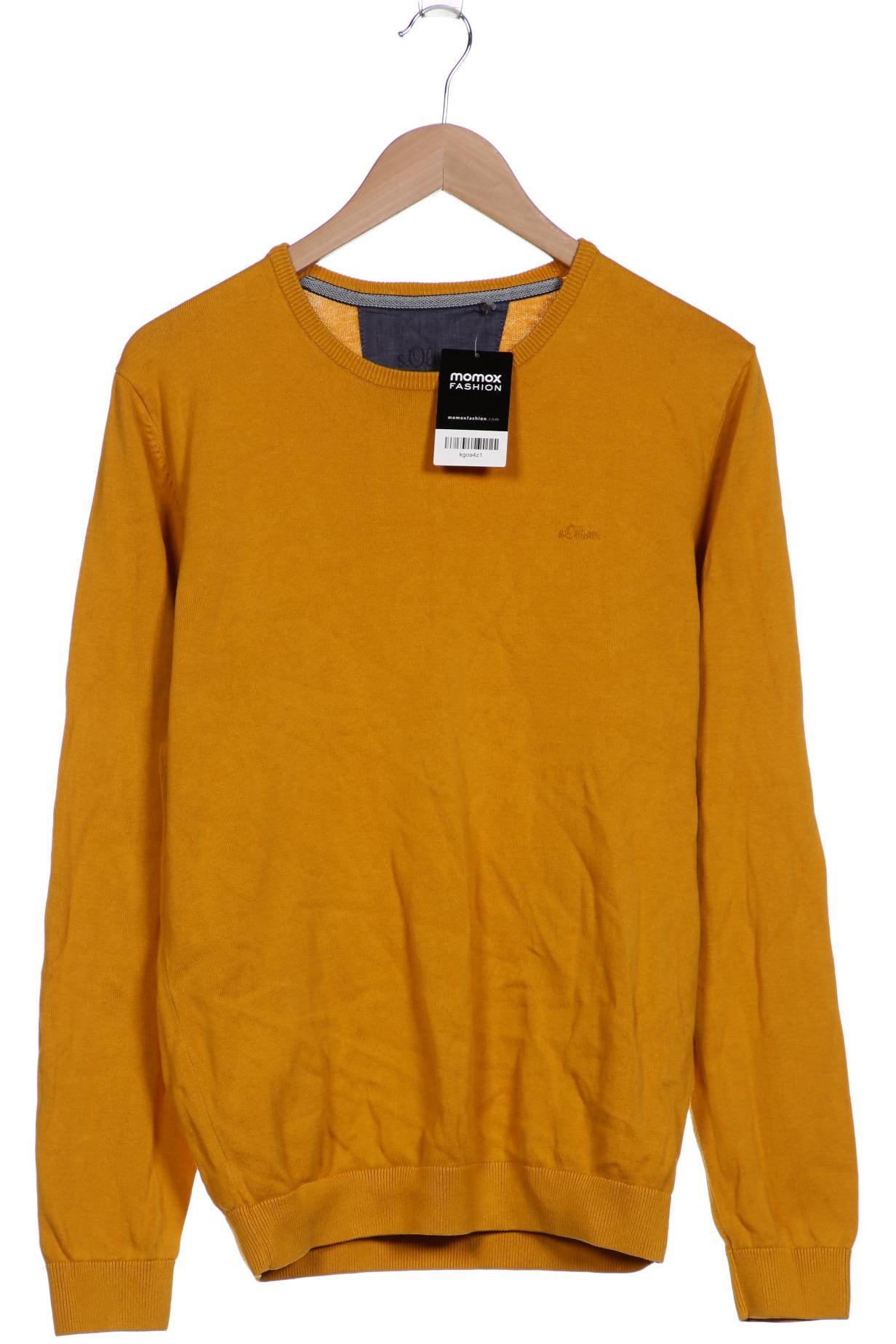 

s.Oliver Herren Pullover, gelb, Gr. 48