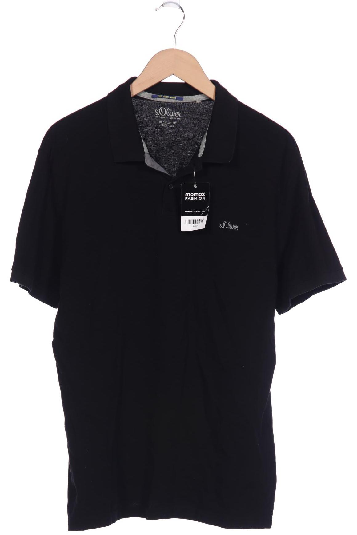 

s.Oliver Herren Poloshirt, schwarz
