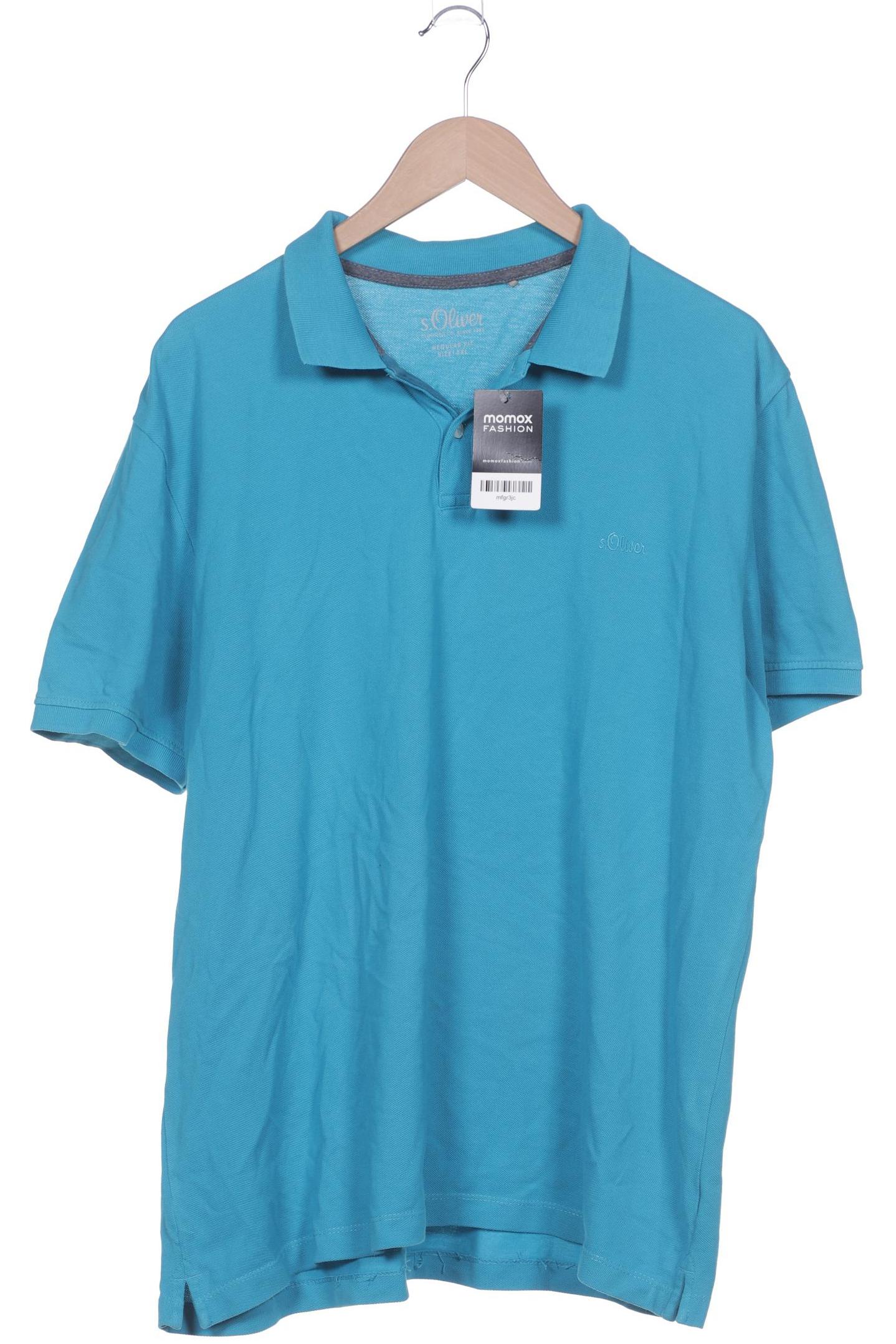 

s.Oliver Herren Poloshirt, blau, Gr. 56