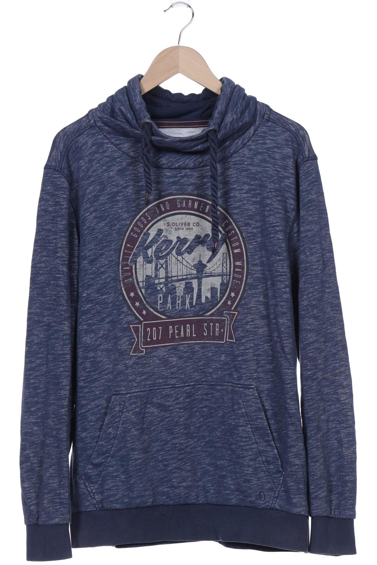 

s.Oliver Herren Sweatshirt, marineblau, Gr. 54