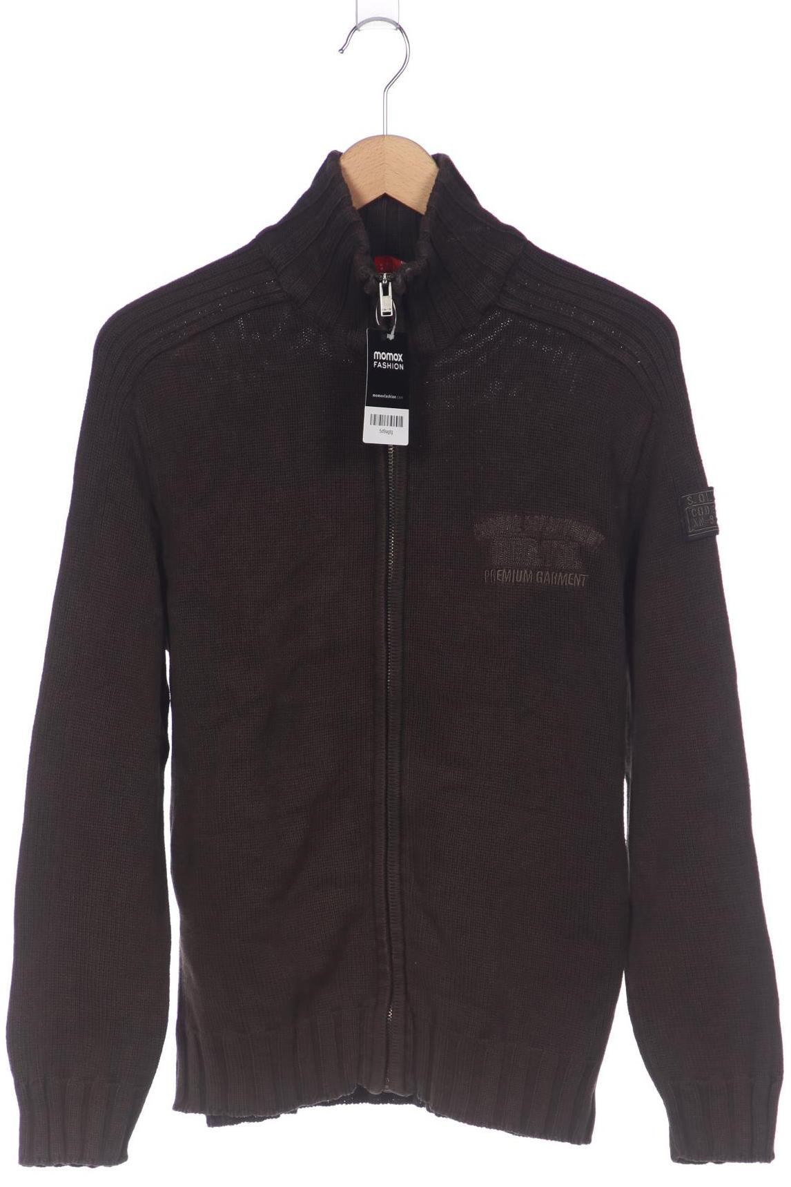 

s.Oliver Herren Strickjacke, braun, Gr. 48