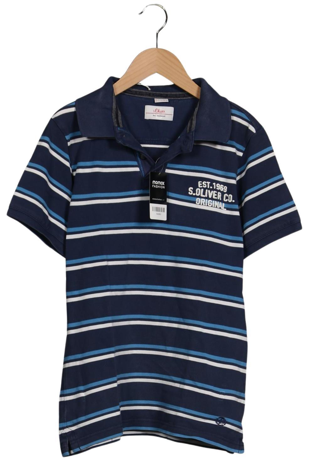 

s.Oliver Herren Poloshirt, blau, Gr. 48