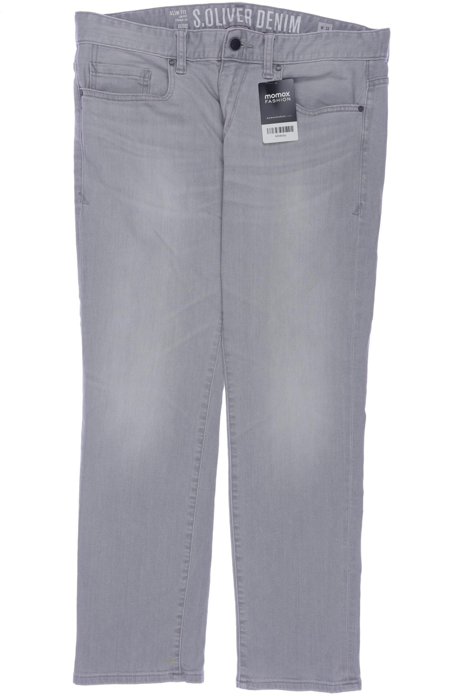 

s.Oliver Herren Jeans, grau, Gr. 33