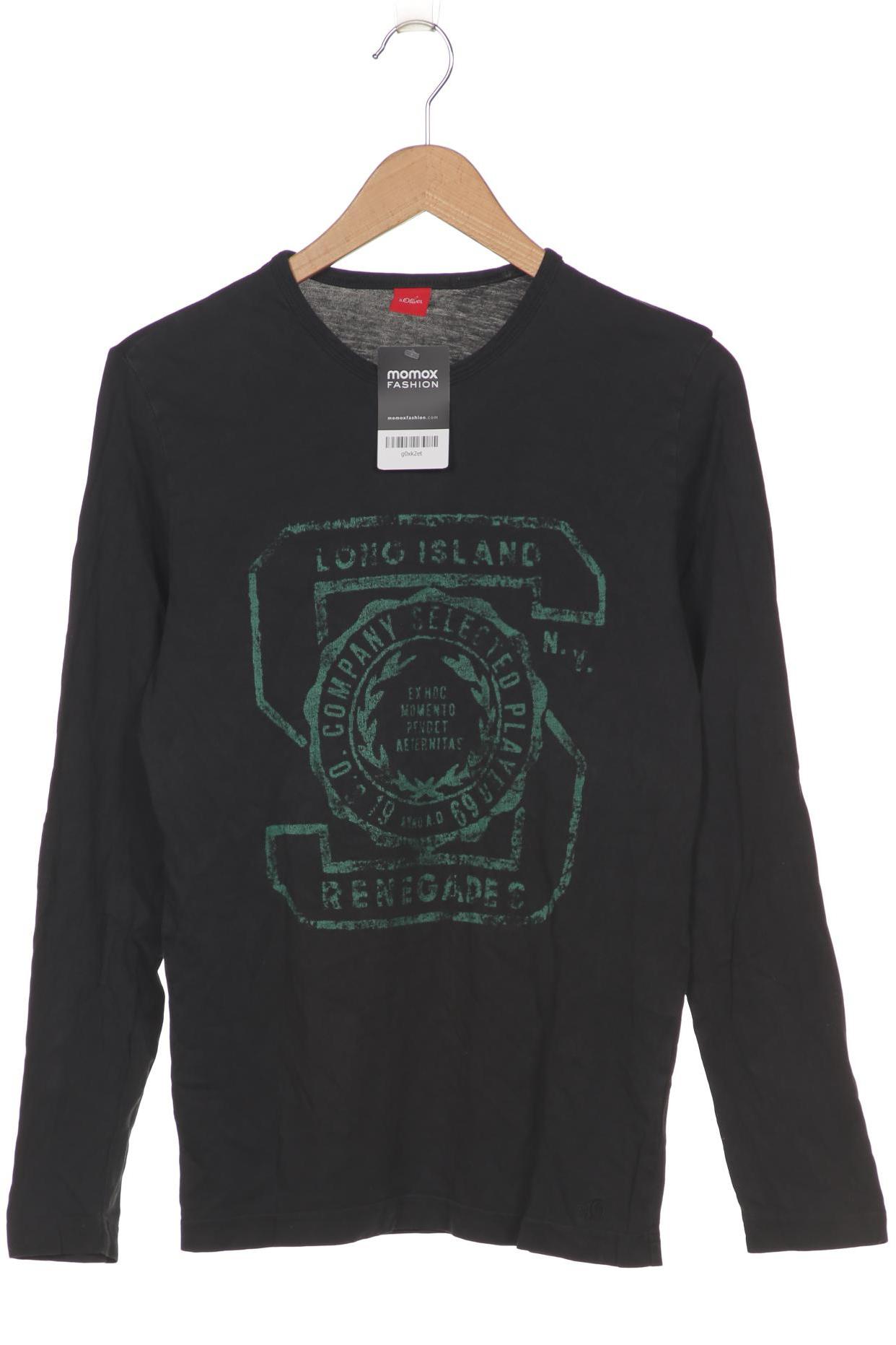 

s.Oliver Herren Langarmshirt, schwarz