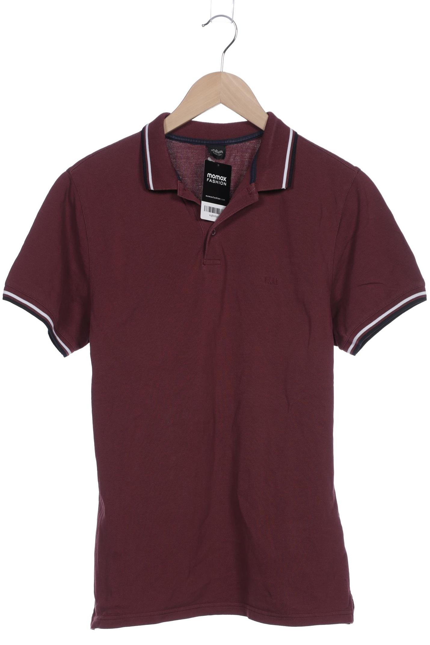 

s.Oliver Herren Poloshirt, bordeaux, Gr. 52