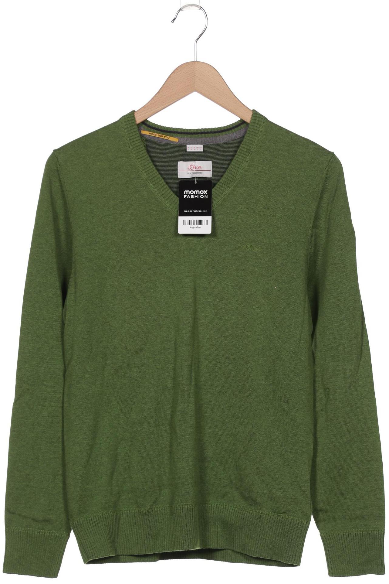 

s.Oliver Herren Pullover, grün, Gr. 46