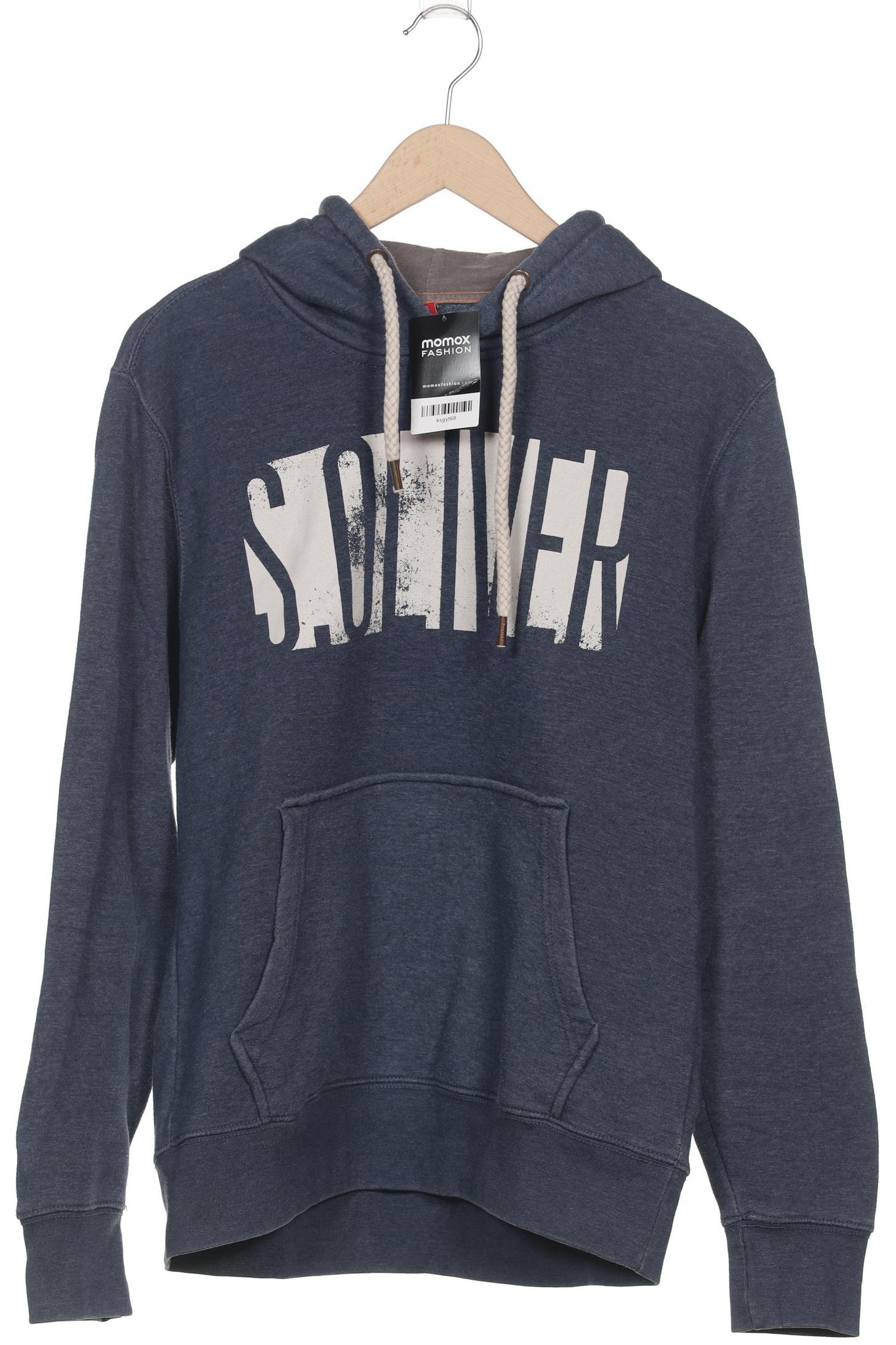 

s.Oliver Herren Kapuzenpullover, blau, Gr. 52