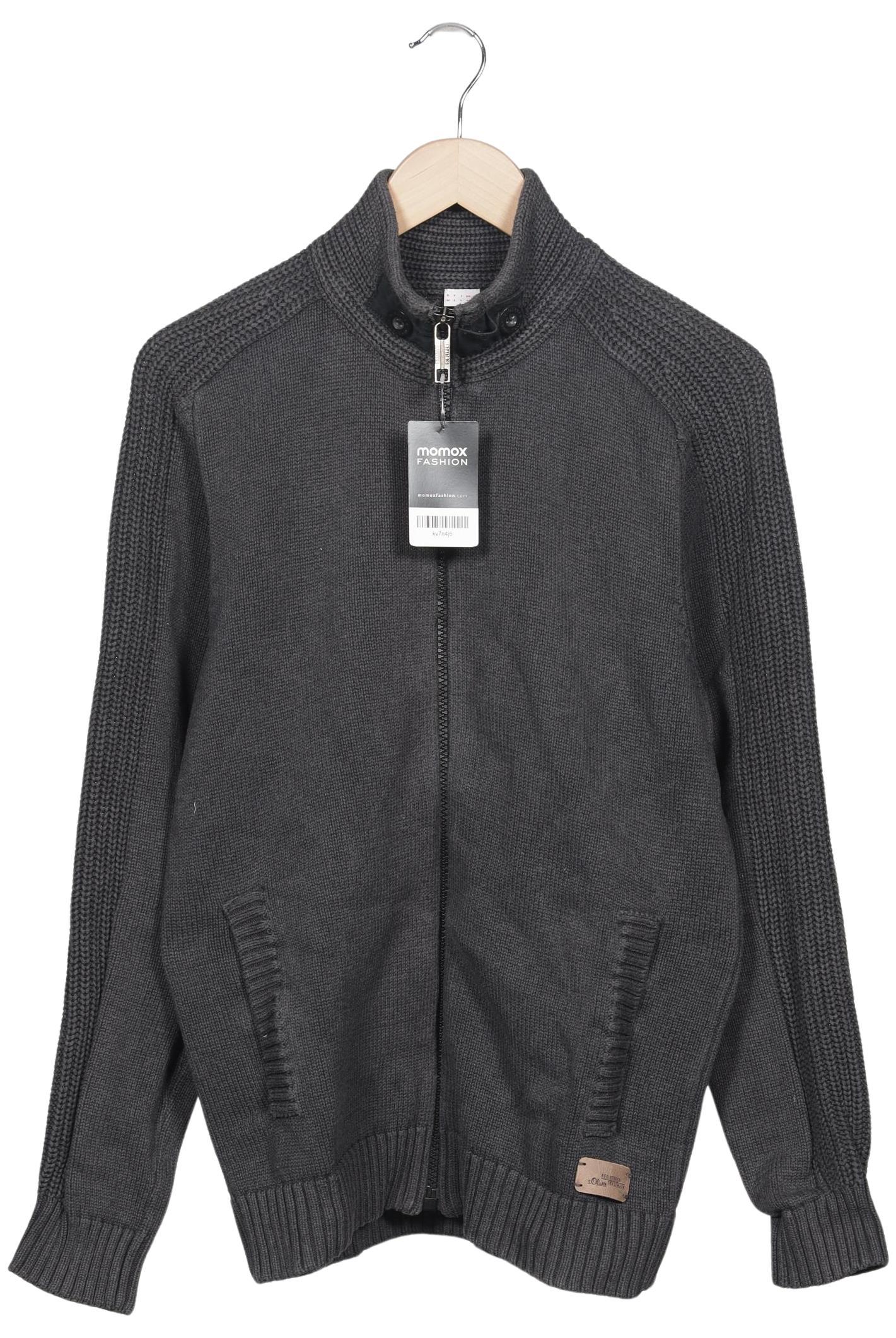 

s.Oliver Herren Strickjacke, grau, Gr. 48