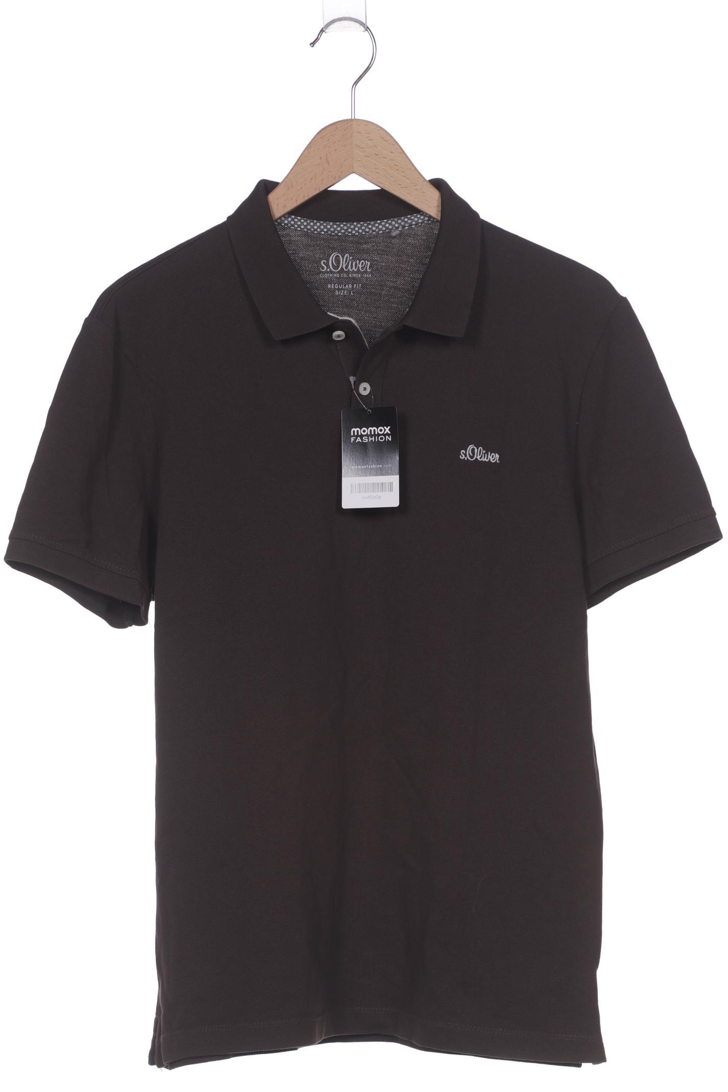 

s.Oliver Herren Poloshirt, braun, Gr. 52