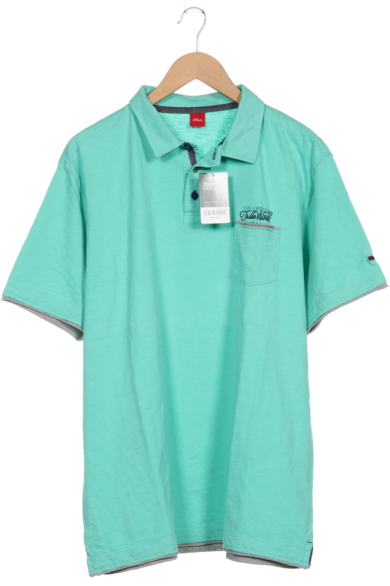 

s.Oliver Herren Poloshirt, türkis, Gr. 56