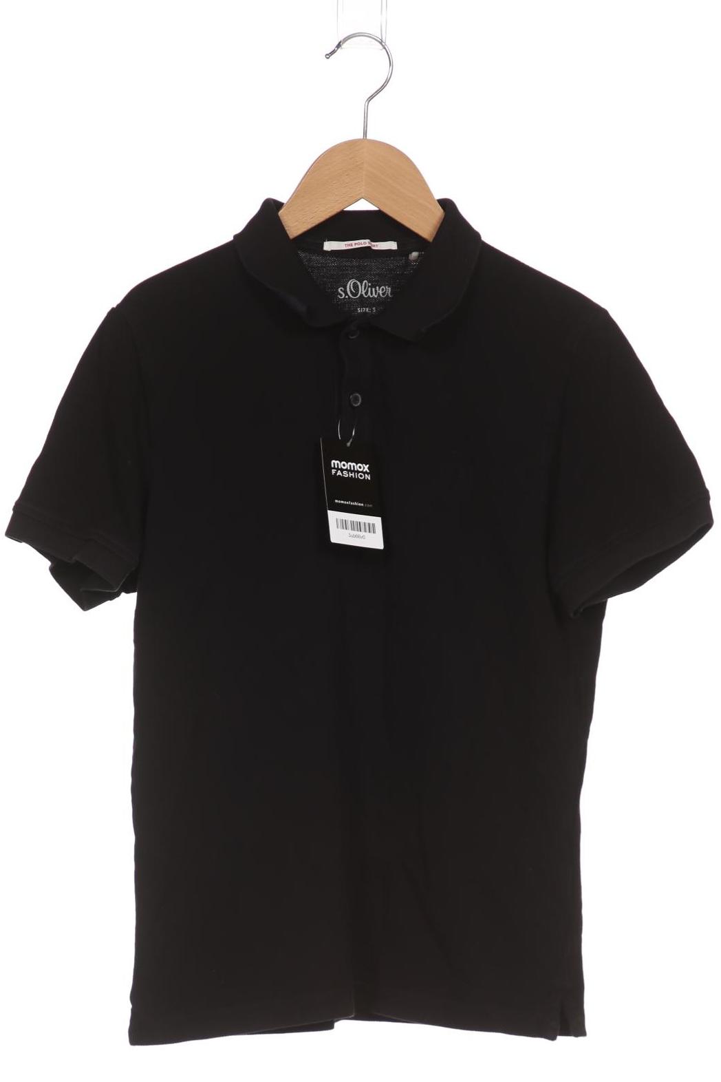 

s.Oliver Herren Poloshirt, schwarz, Gr. 46