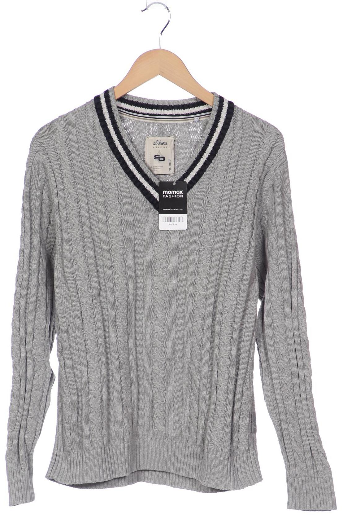 

s.Oliver Herren Pullover, grau, Gr. 48