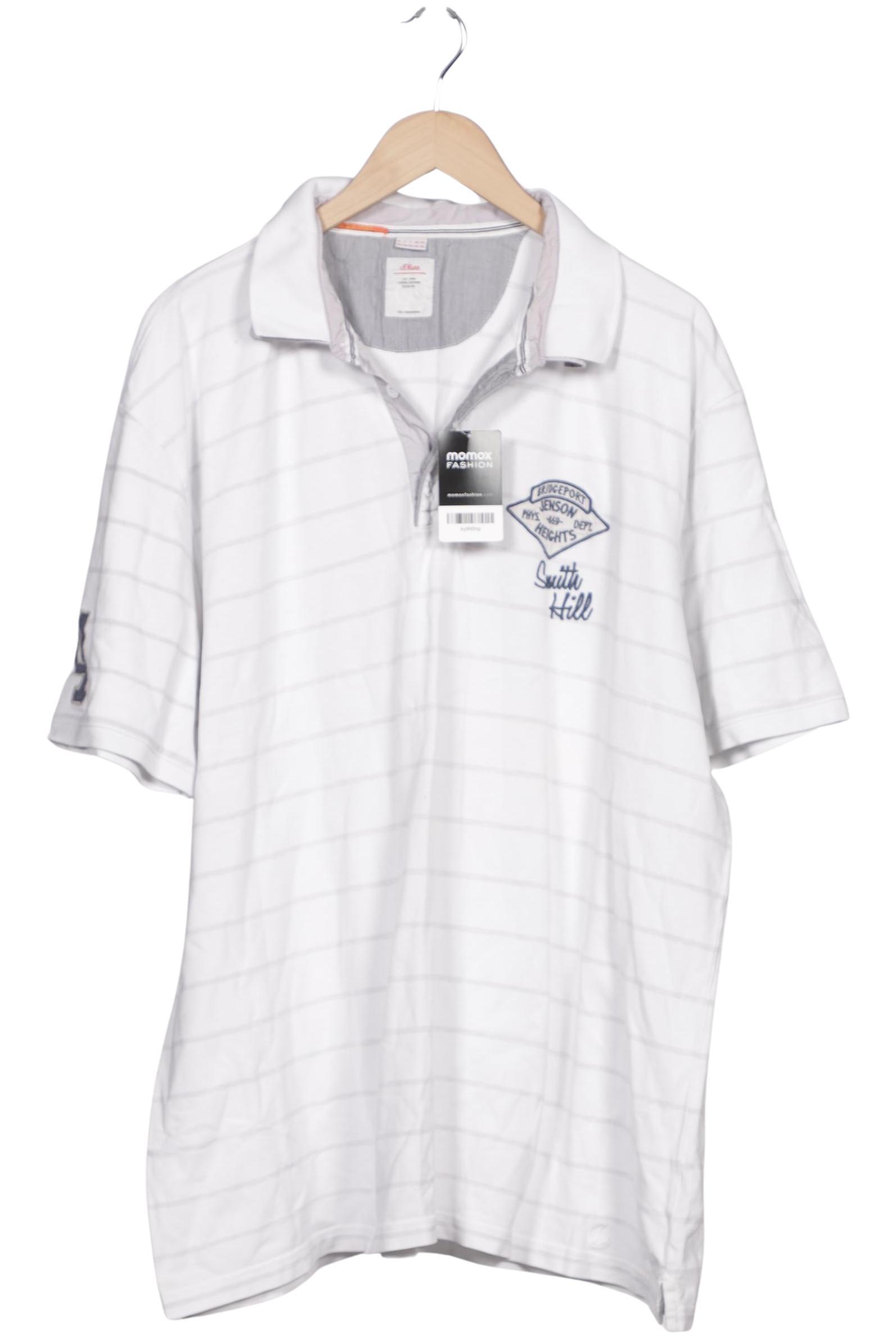 

s.Oliver Herren Poloshirt, weiß, Gr. 60