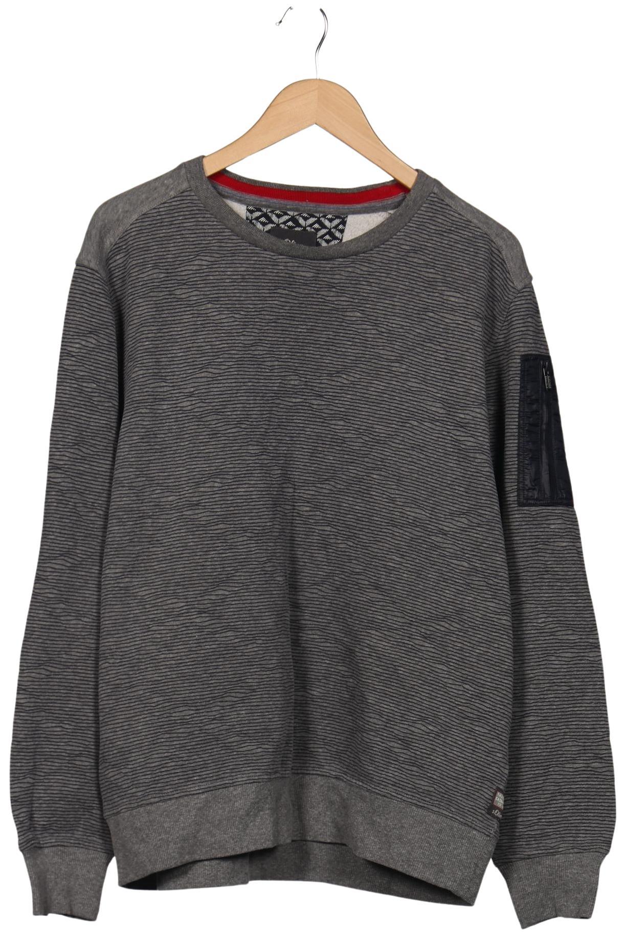 

s.Oliver Herren Sweatshirt, grau, Gr. 54