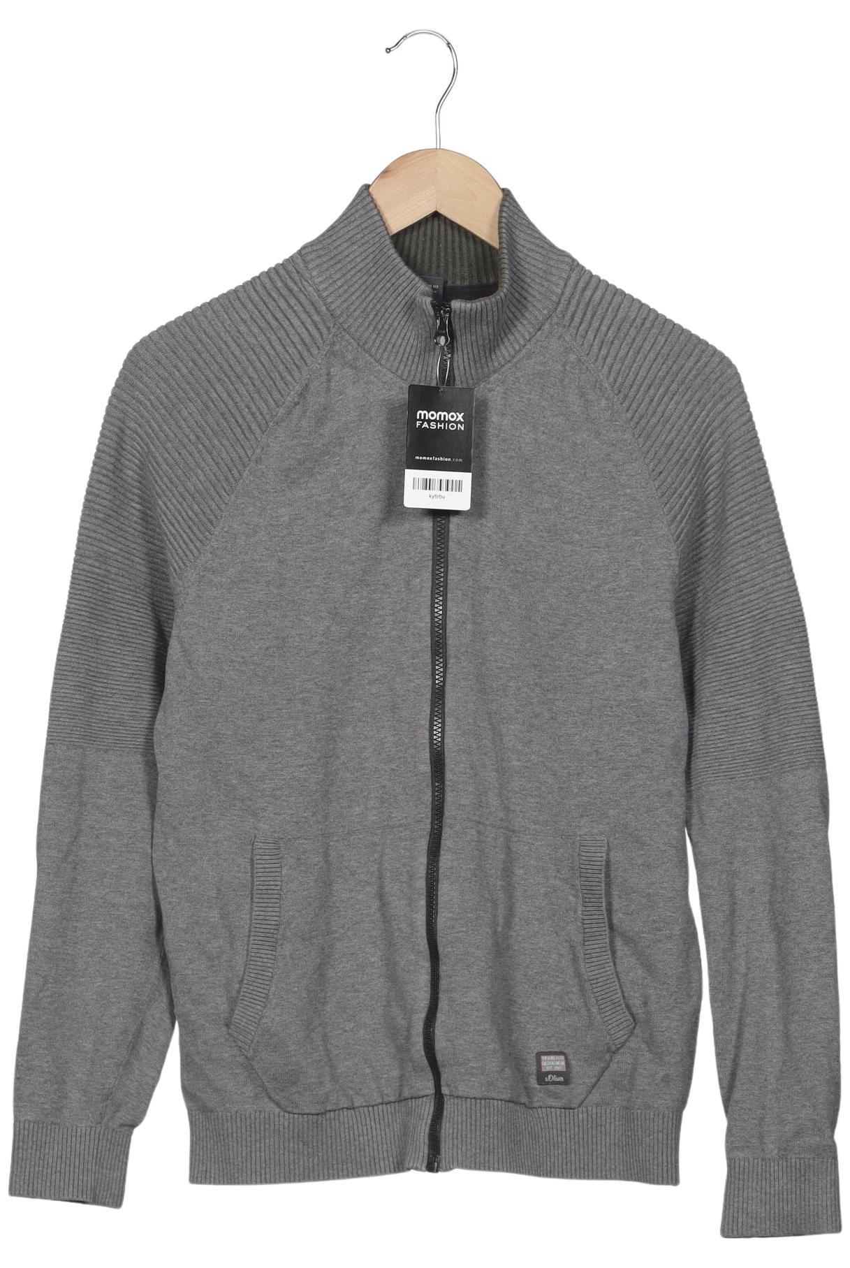 

s.Oliver Herren Strickjacke, grau, Gr. 48