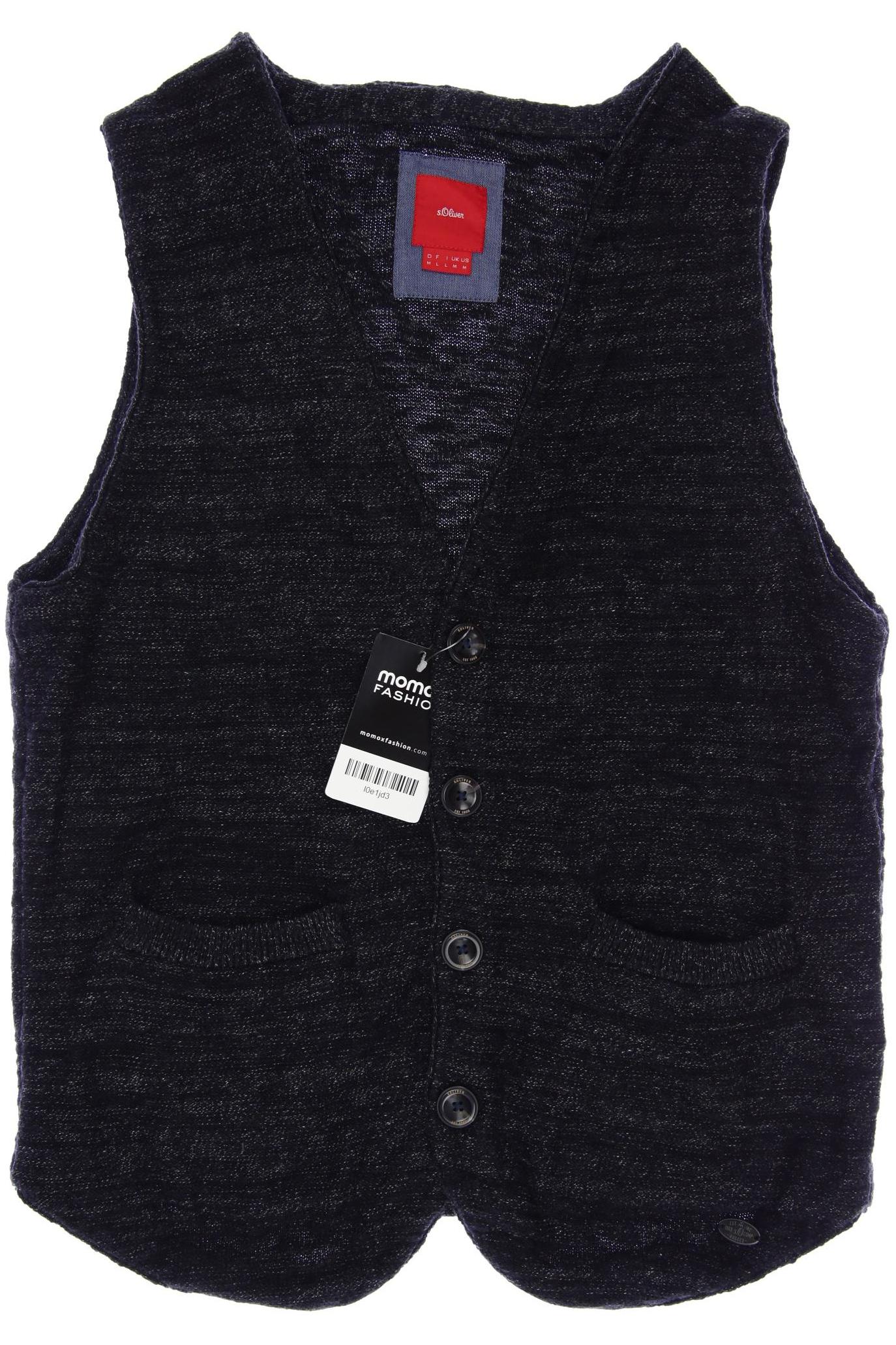 

s.Oliver Herren Weste, schwarz, Gr. 48