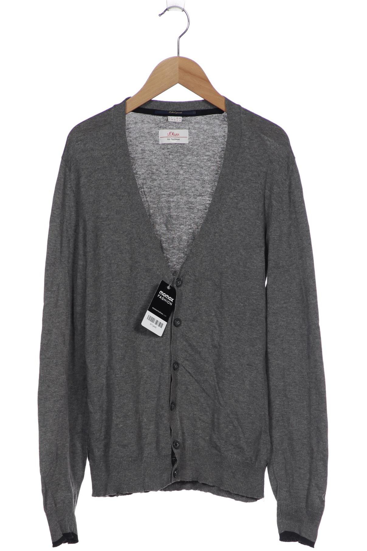 

s.Oliver Herren Strickjacke, grau, Gr. 46