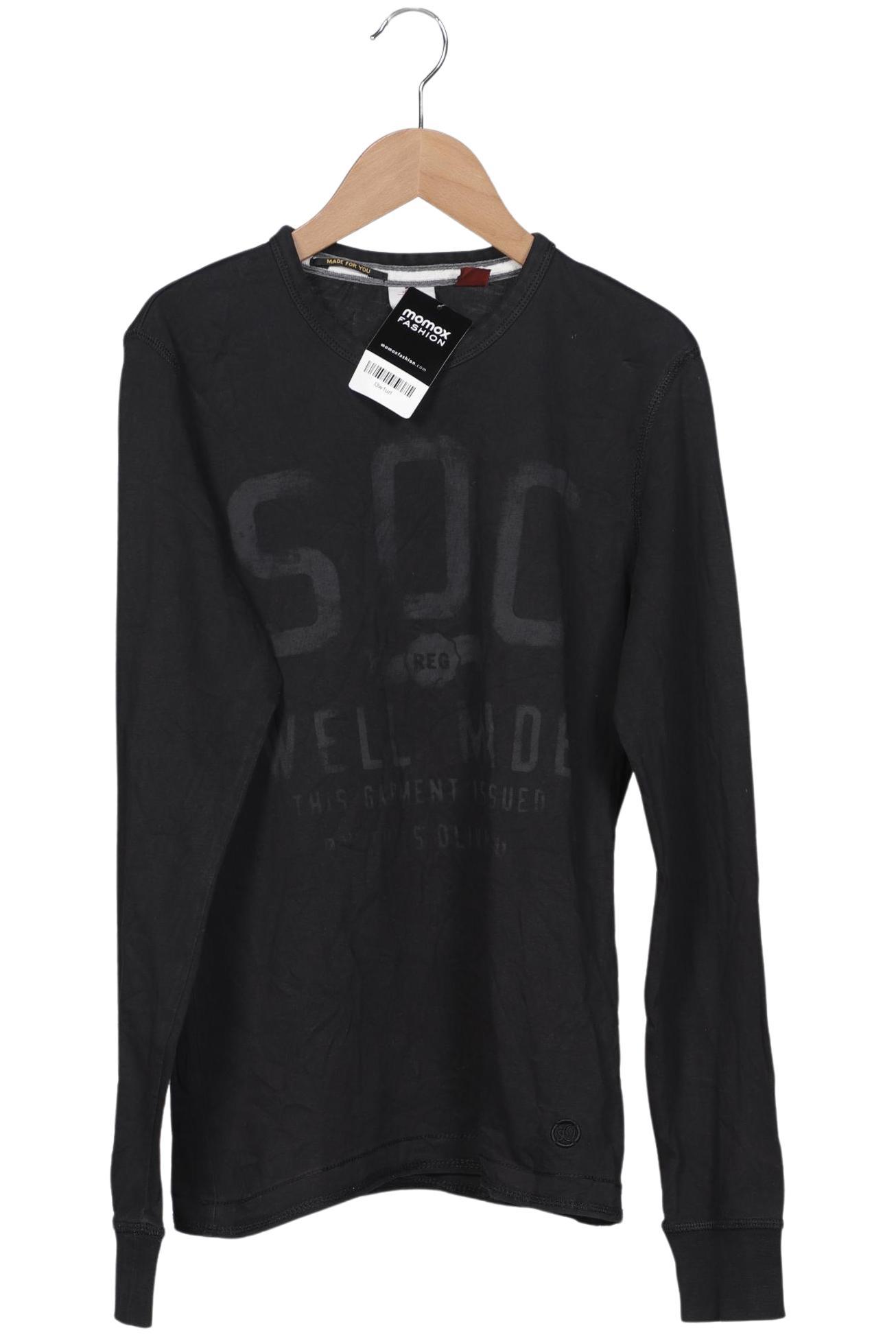 

s.Oliver Herren Langarmshirt, grau, Gr. 46