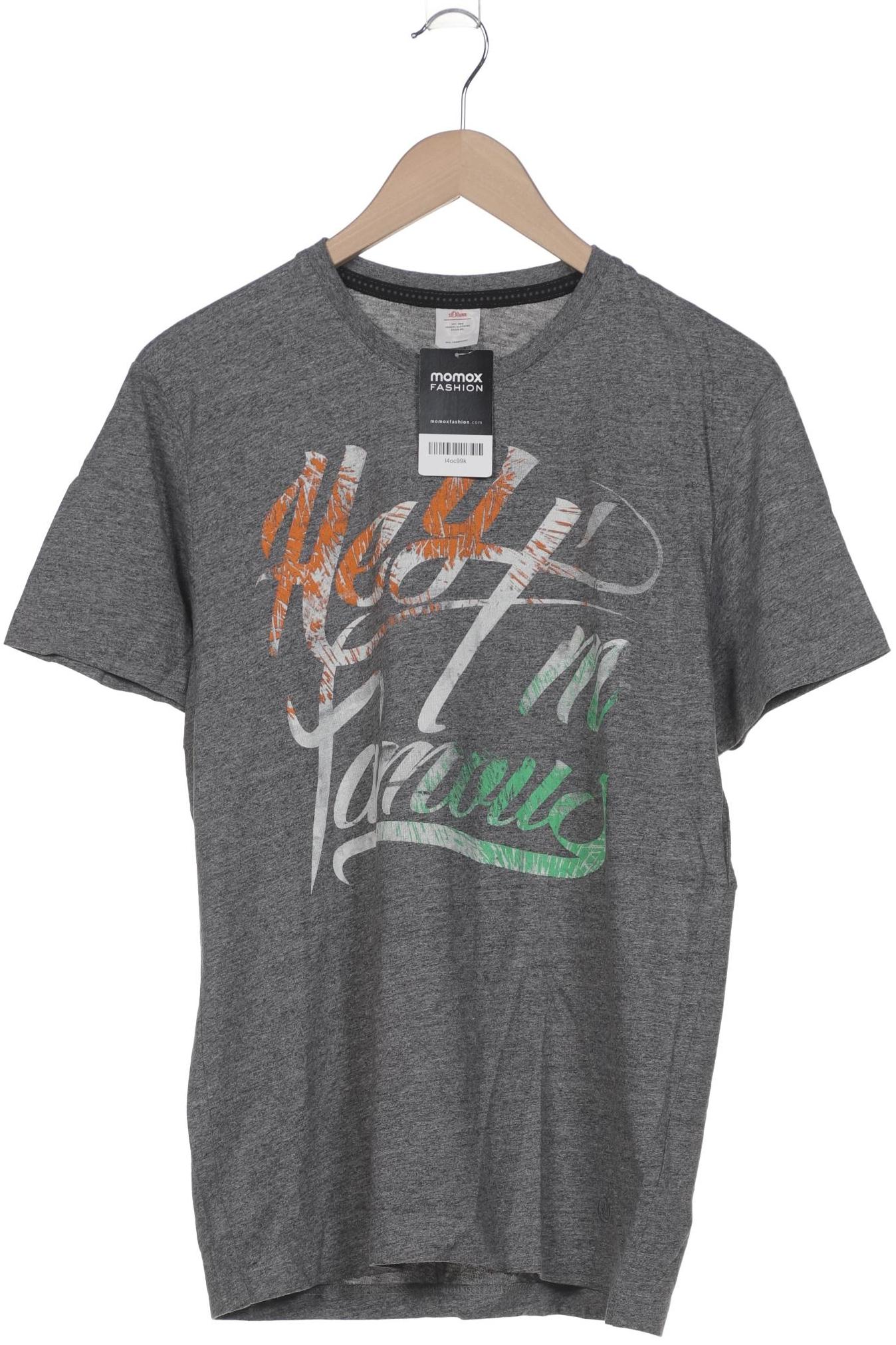 

s.Oliver Herren T-Shirt, grau, Gr. 52