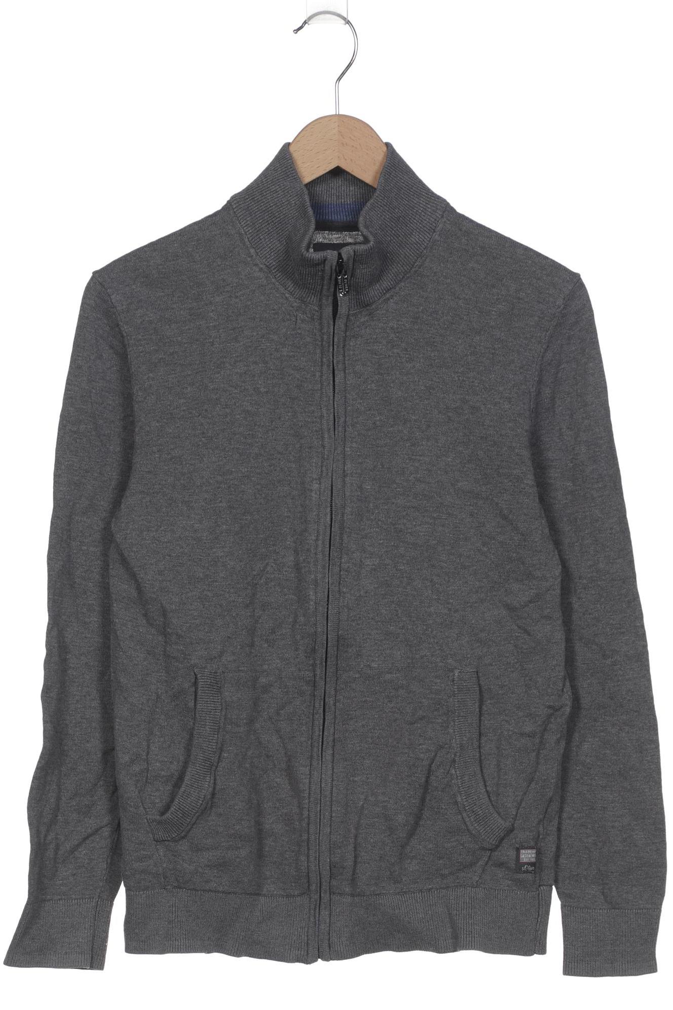 

s.Oliver Herren Strickjacke, grau, Gr. 48