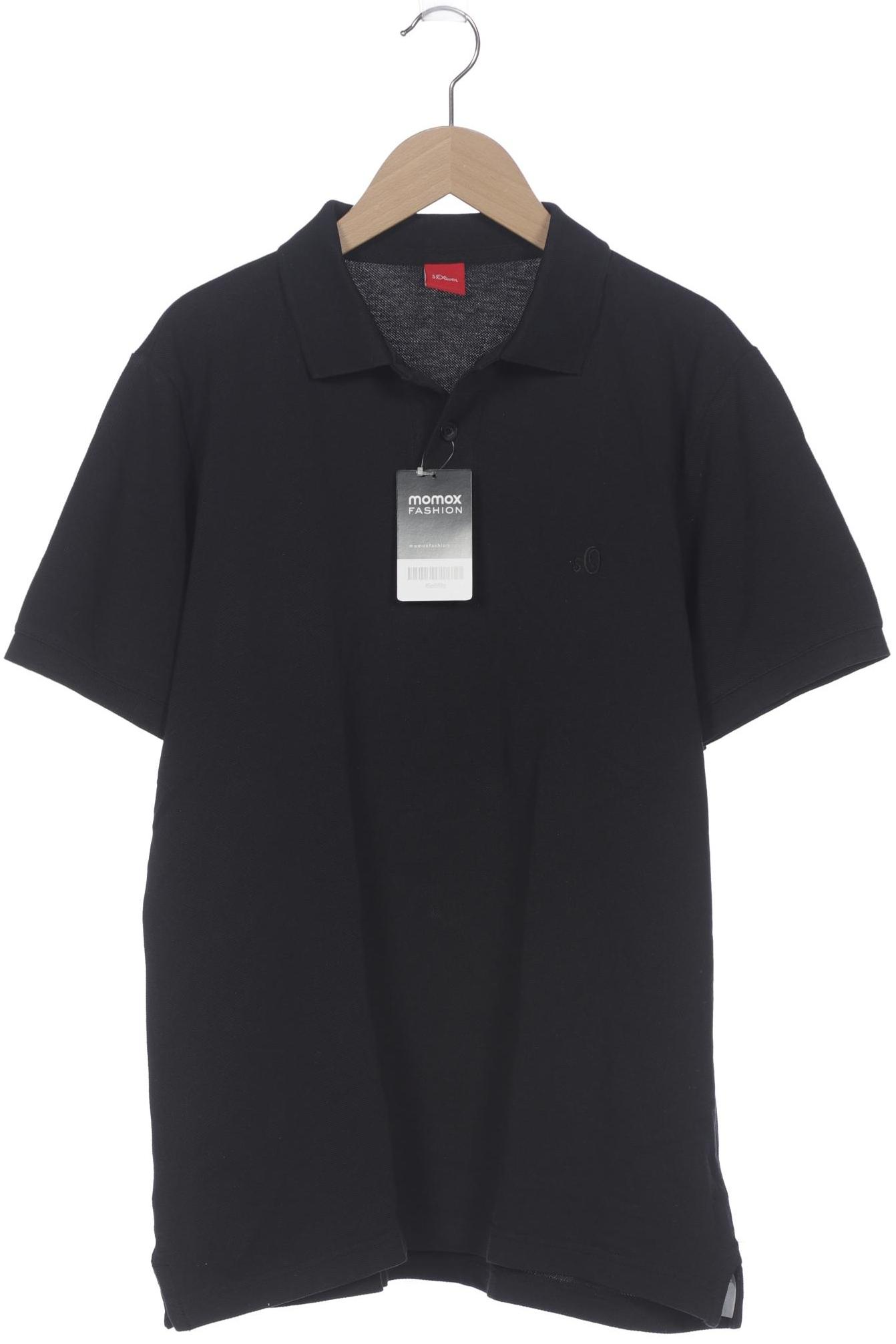 

s.Oliver Herren Poloshirt, schwarz, Gr. 48