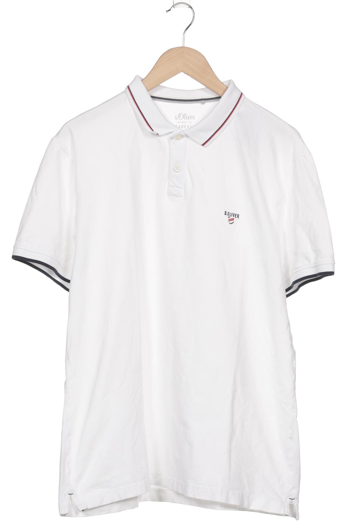 

s.Oliver Herren Poloshirt, weiß, Gr. 56