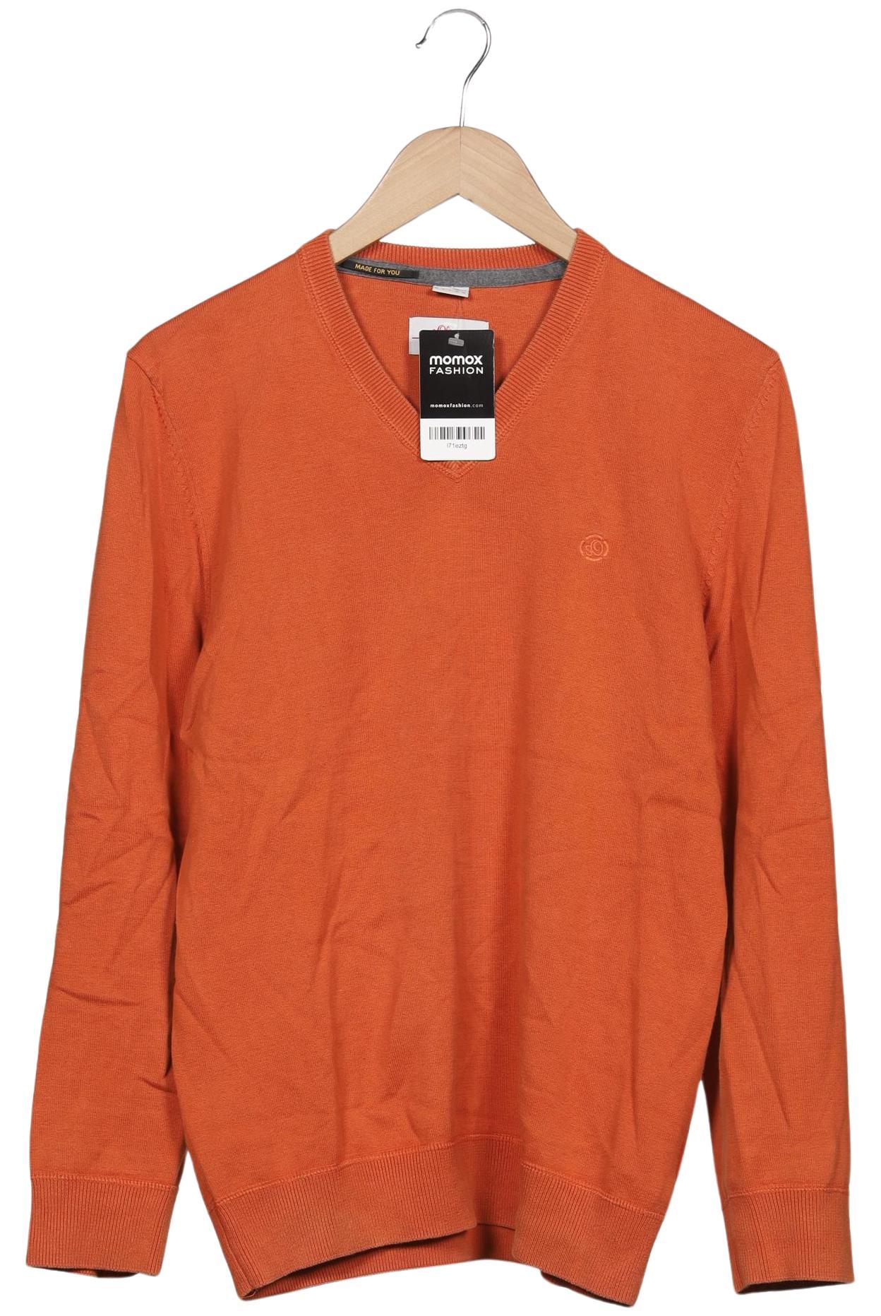 

s.Oliver Herren Pullover, orange, Gr. 48