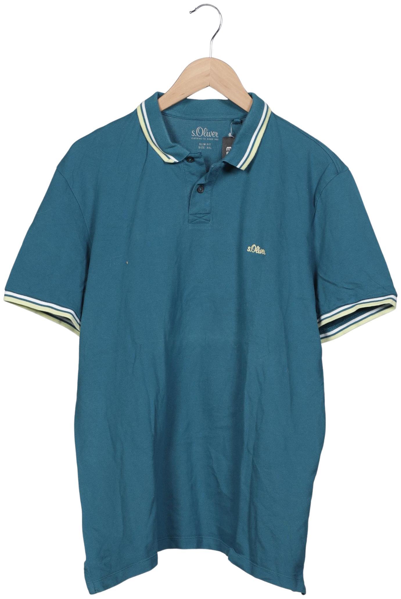 

s.Oliver Herren Poloshirt, blau, Gr. 56