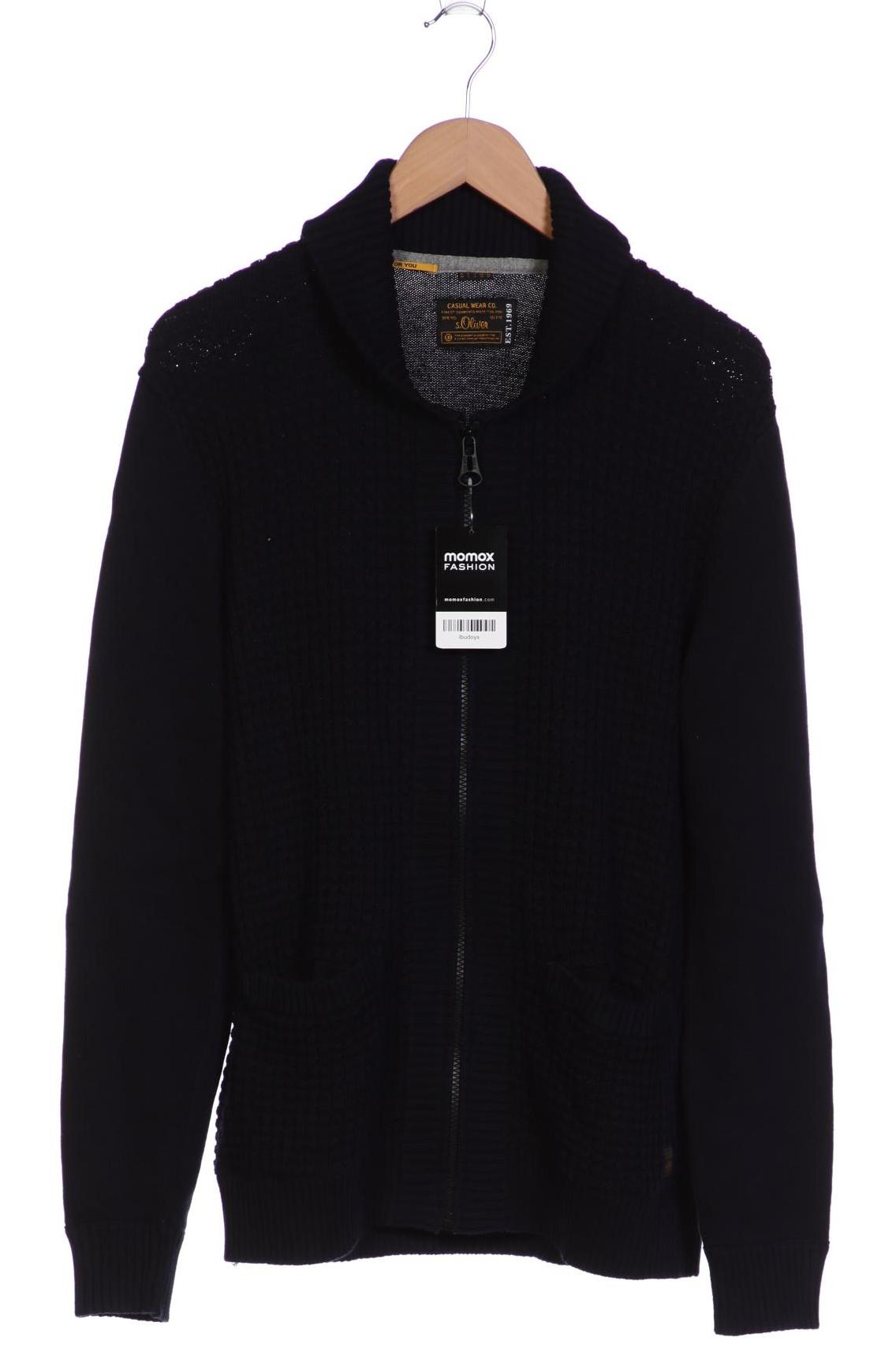

s.Oliver Herren Strickjacke, marineblau